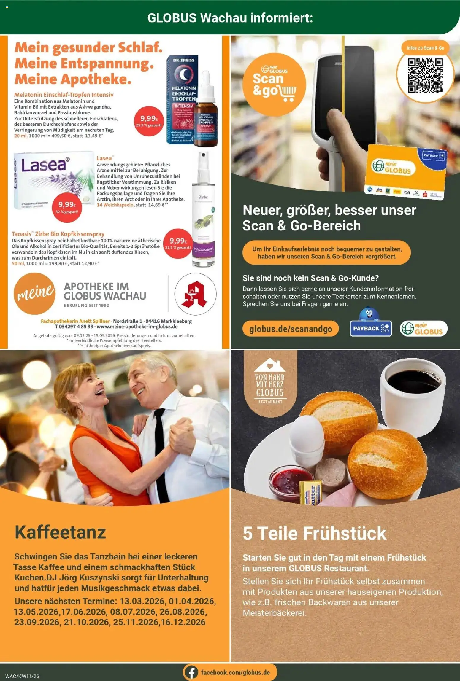 Globus prospekt Markkleeberg	 – gültig ab 09.03.2026 | Seite: 24 | Produkte: Kaffee, Kopfkissen