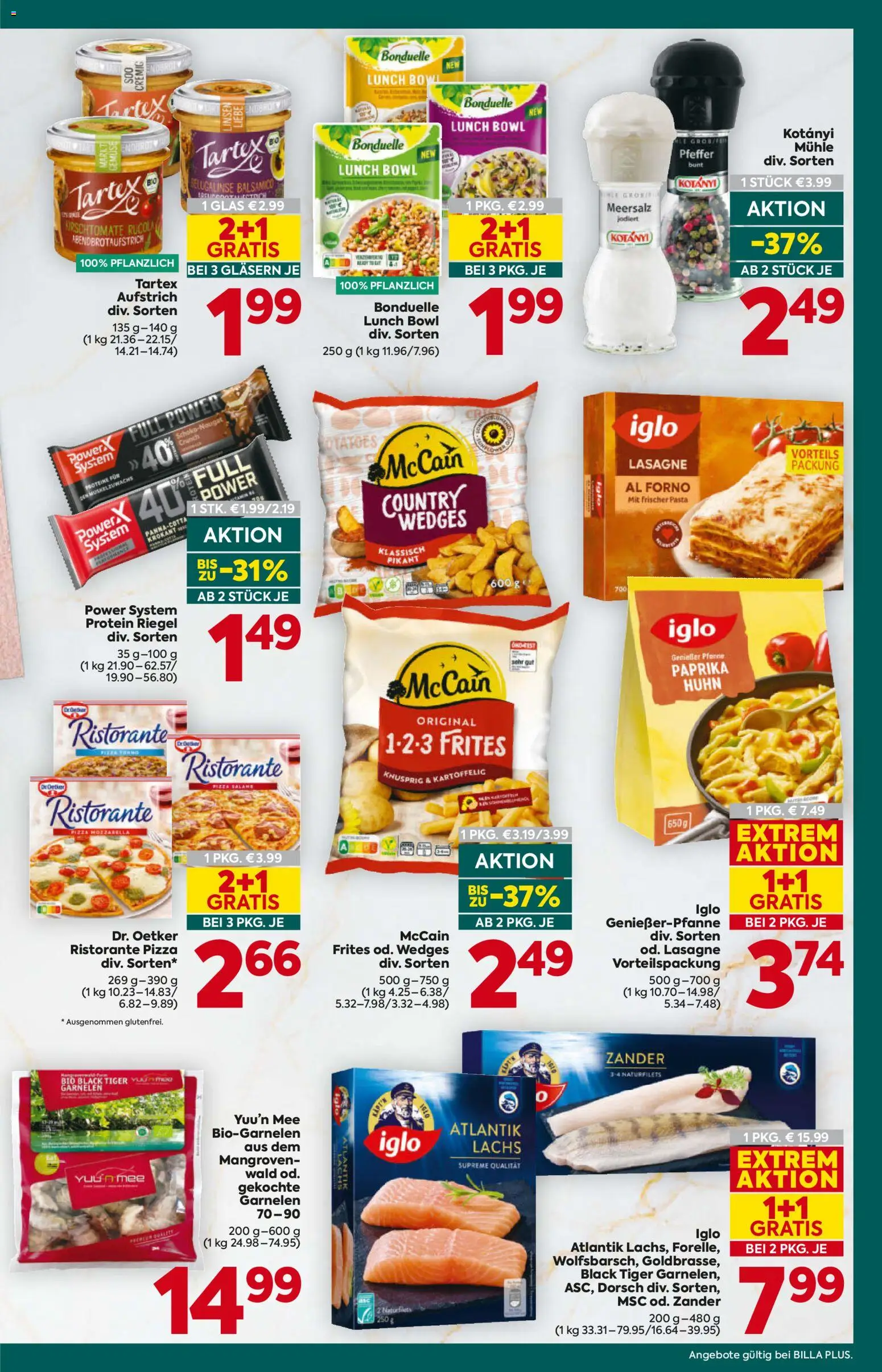 Billa Plus Flugblatt - Tirol gültig ab 02.01.2026 | Seite: 14 | Produkte: Pasta, Pfeffer, Mühle, Pizza