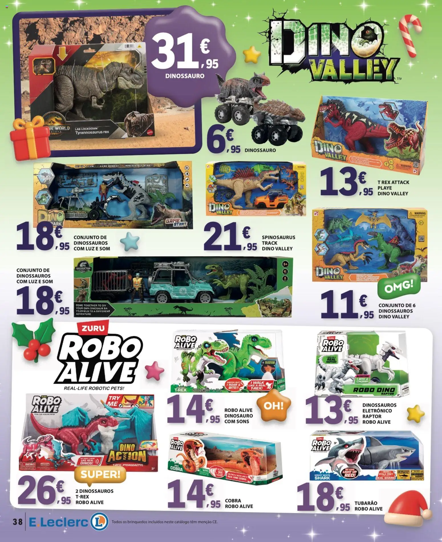 E.Leclerc Brinquedos de Natal │ válido de 11.11.2025 | Página: 38 | Produtos: Robe, Robô