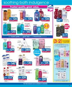 Clicks specials catalogue – valid from 23.04.2026 | Page: 21 | Products: Bath salts, Shower, Switch, Foam