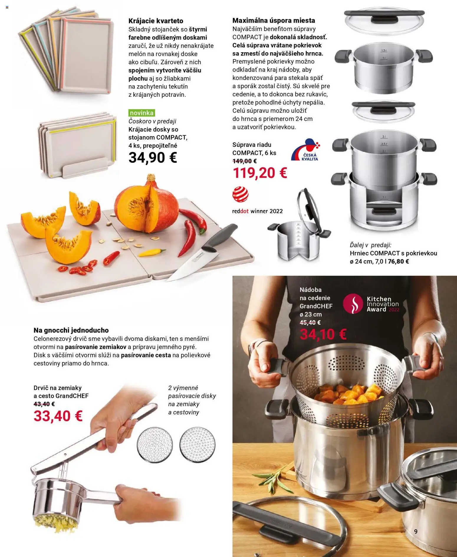 Nové TESCOMA akcie – leták je platný od 01.11.2025 | Strana: 9 | Produkty: Drvič, Zemiaky, Melón