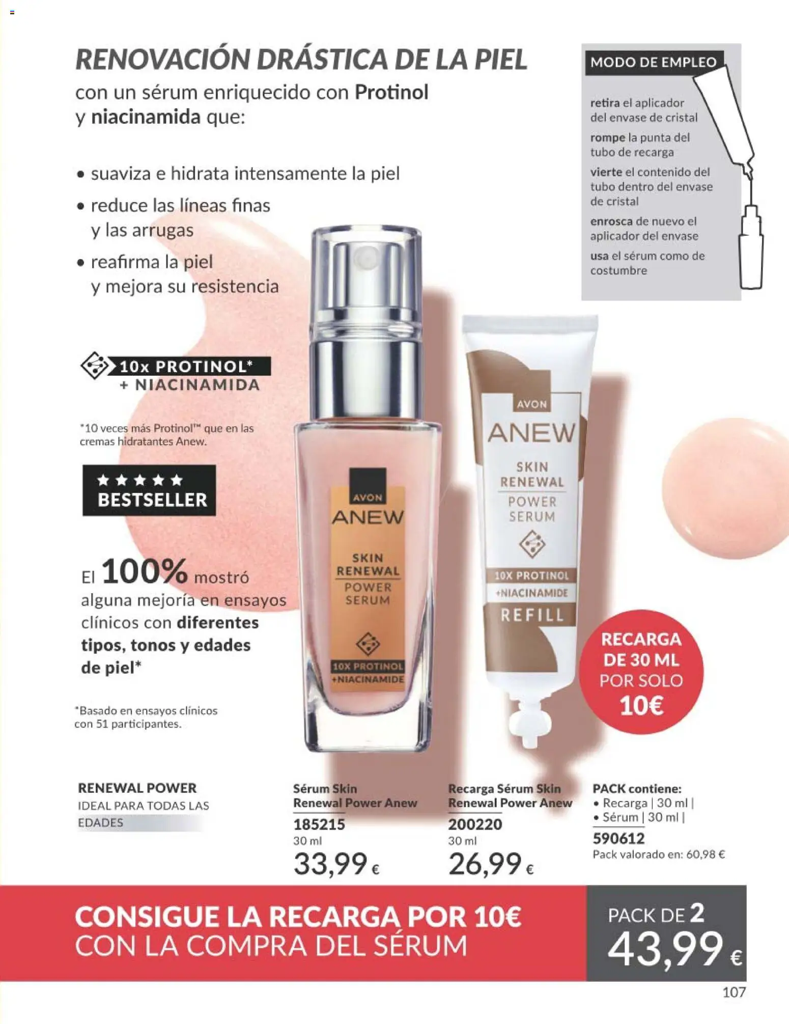 Catálogo AVON campaña 4 │ válido desde el 01.04.2026 | Página: 107 | Productos: Sérum