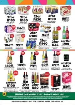 Preview of Diamond Discount Liquors specials valid from 21.07.2025