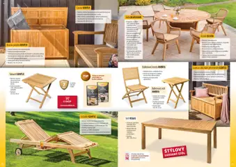Mountfield leták platný od 25.03.2026 | Strana: 46 | Produkty: Nábytok, Stôl, Taburet, Záhradný nábytok
