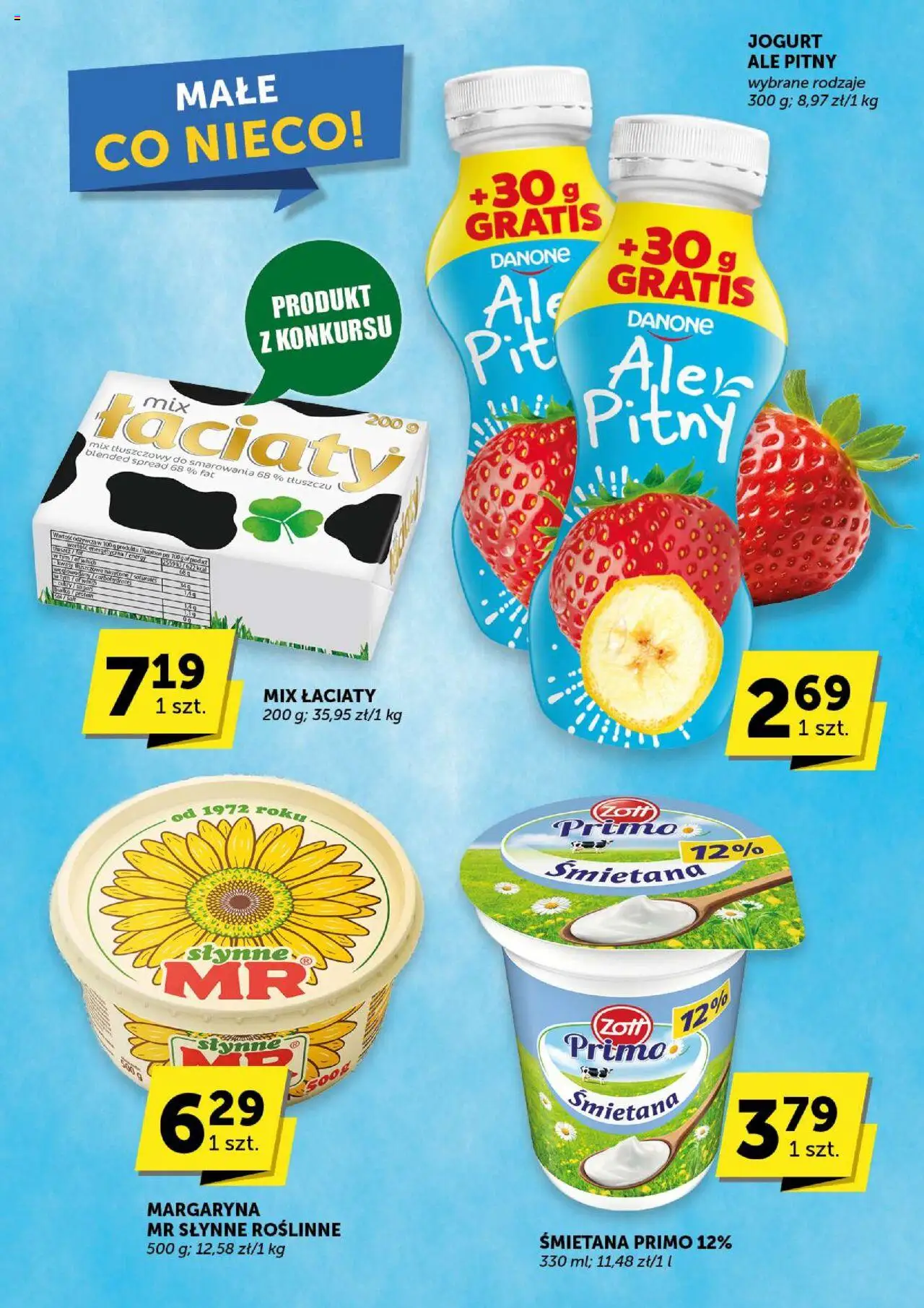 Groszek Gazetka - Market od 07.08.2025 | Strona: 20 | Produkty: Margaryna, Jogurt, Śmietana