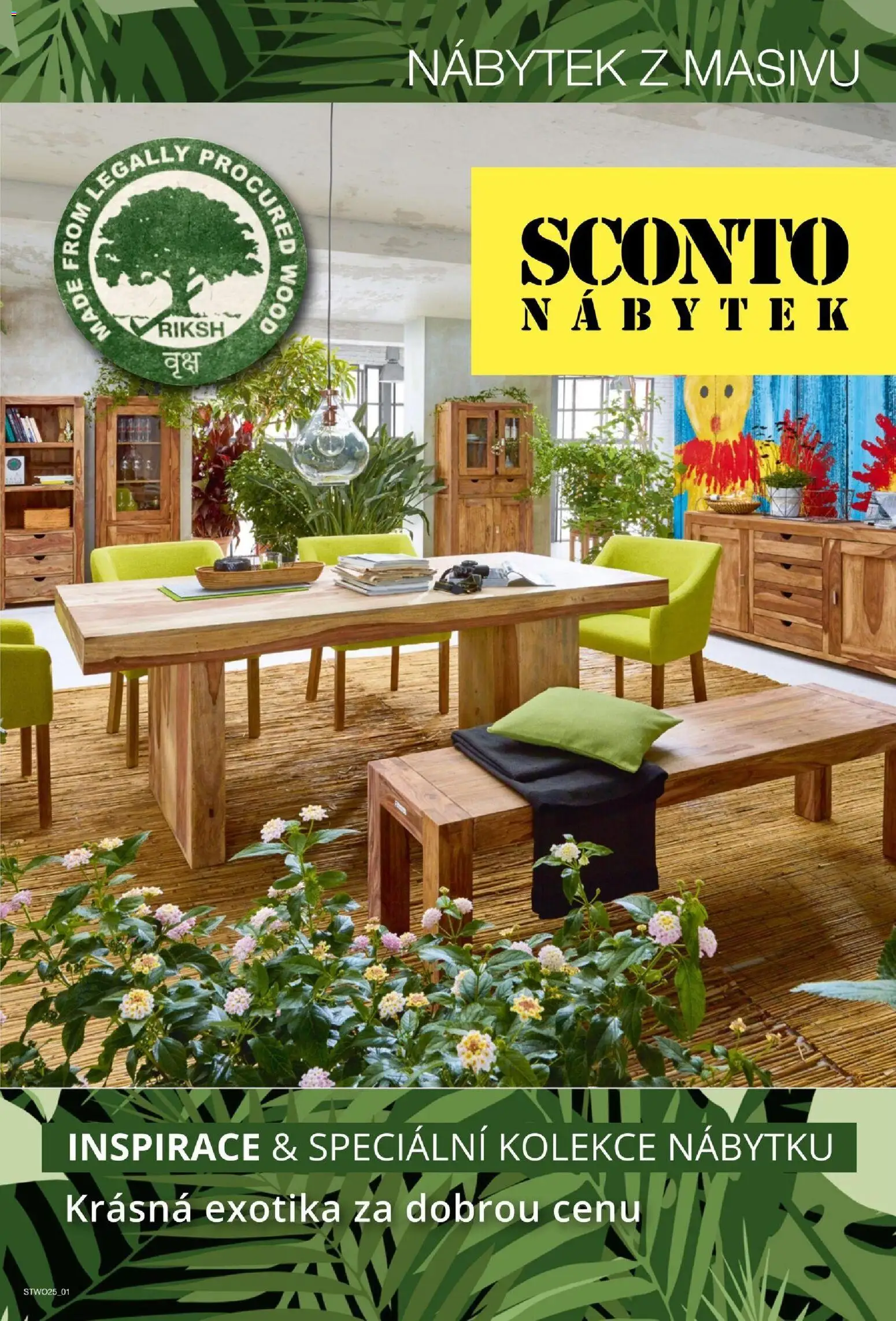 Sconto nábytek katalog - Nábytek z masivu od 01.01.2026 | Strana: 1 | Produkty: Nábytek