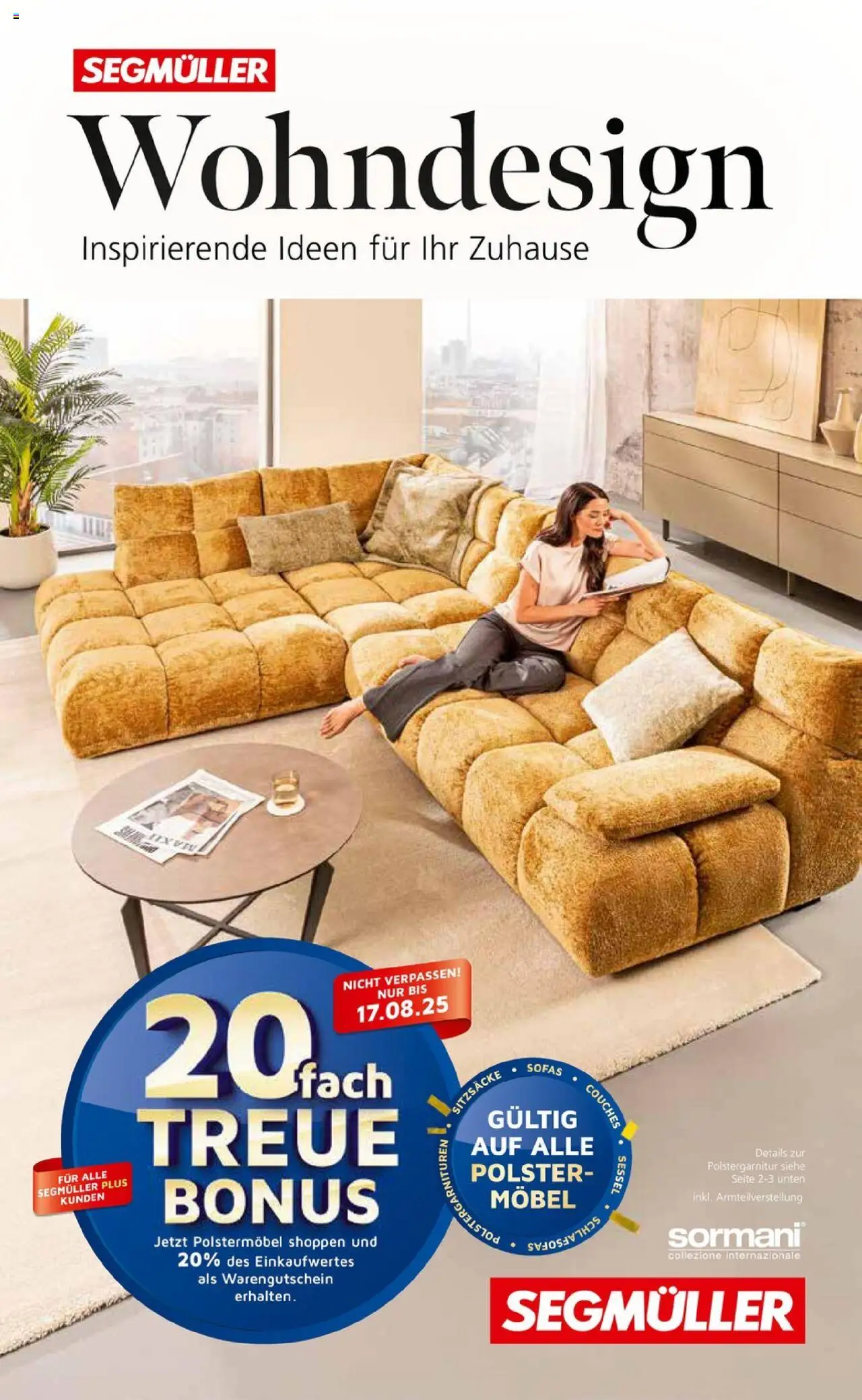 Segmüller Wohndesign - gültig ab dem 02.08.2025 | Seite: 1 | Produkte: Sessel