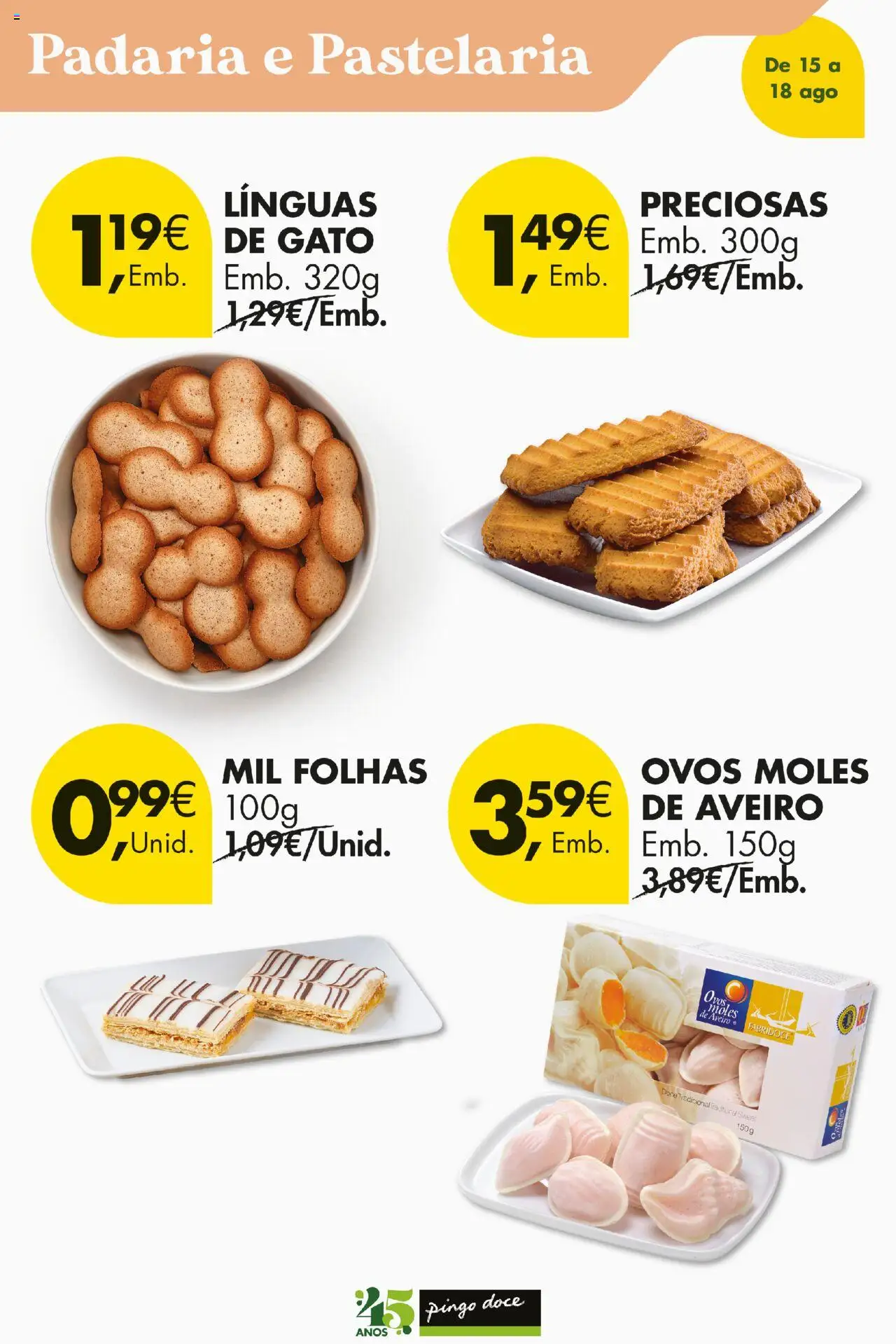 Pingo Doce Poupe este Fim de Semana │ válido de 15.08.2025 | Página: 10 | Produtos: Padaria, Ovos