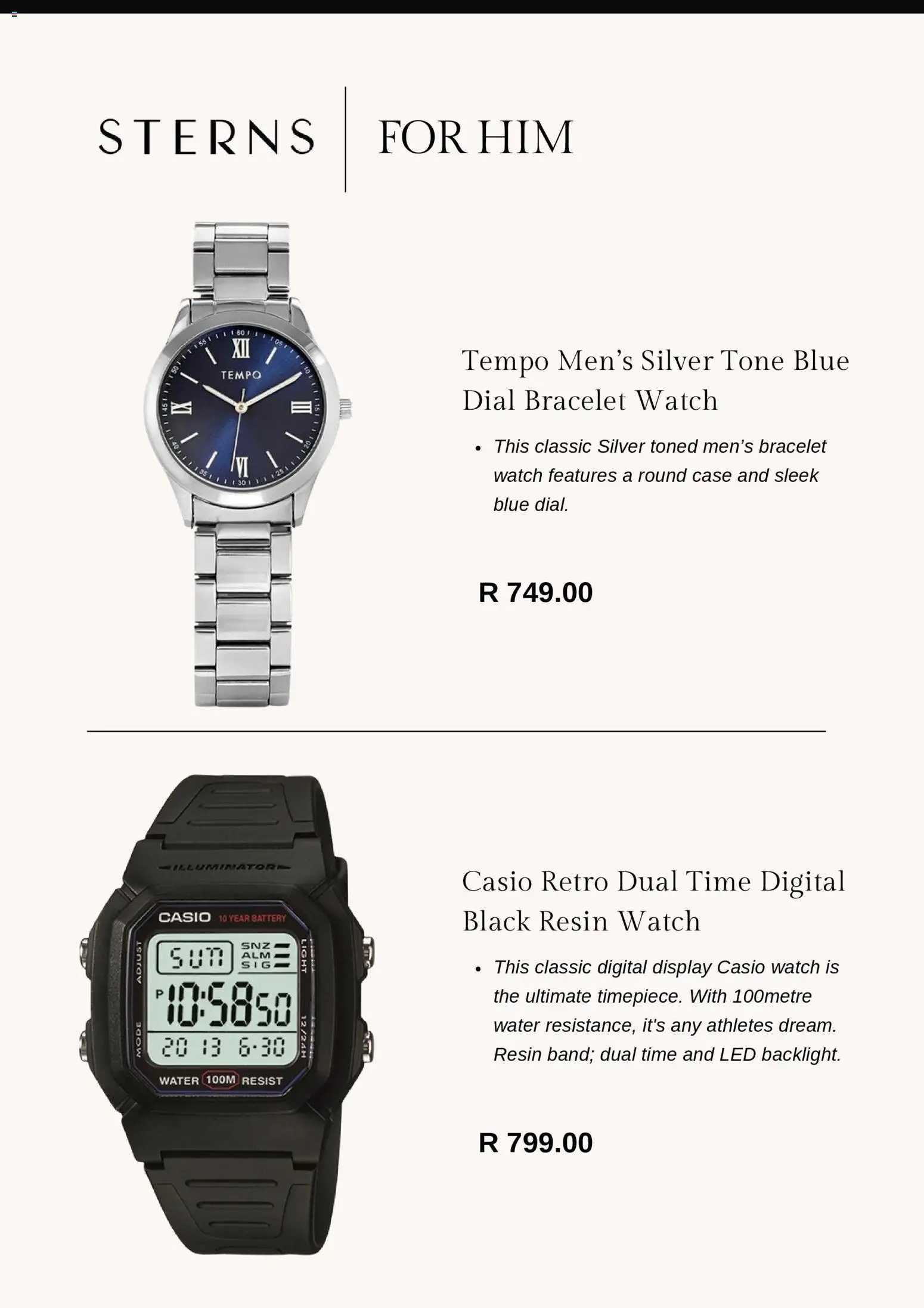 New Sterns catalogue – valid from 21.04.2026 | Page: 5 | Products: Case, Battery, Light, Water