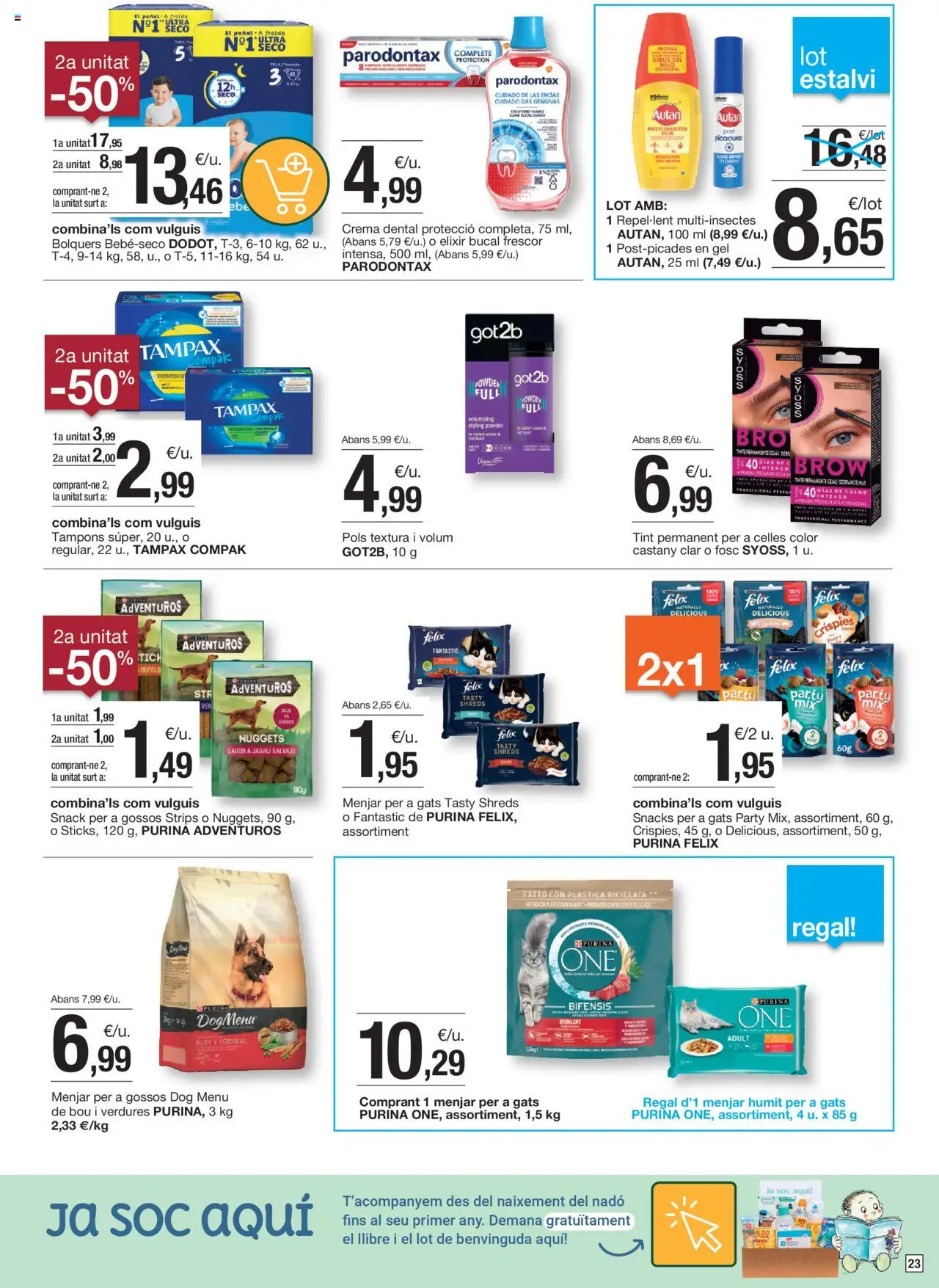 Bonpreu folleto │ válido desde el 01.07.2025 | Página: 23 | Productos: Tinte, Crema, Nuggets