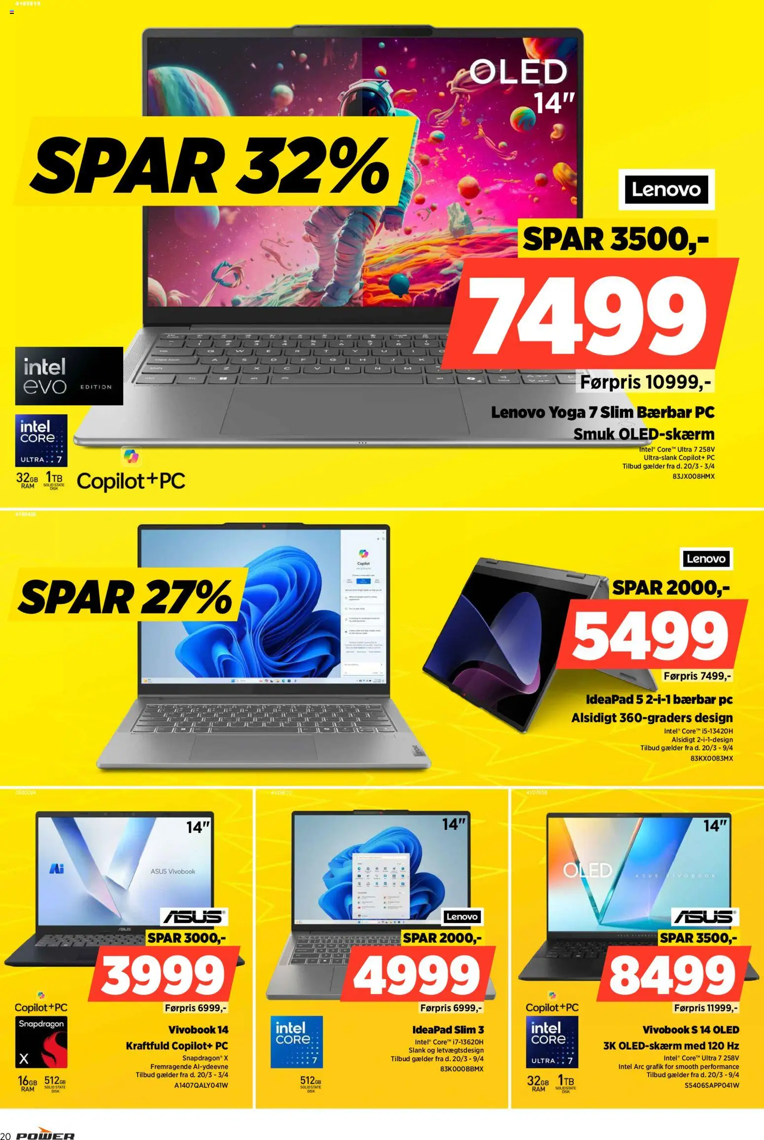 Power tilbudsavis – gyldig fra 20.03.2026 | Side: 20 | Produkter: Disk, PC
