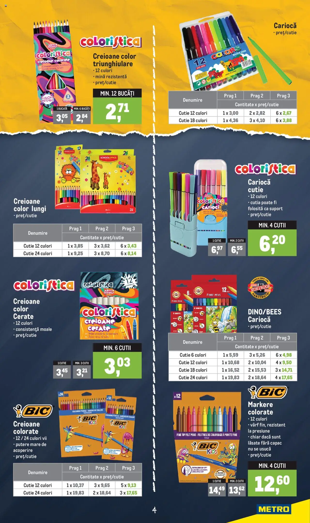 Metro catalog - Rechizite Școlare – valabil de la 01.08.2025 | Pagină: 4 | Produse: Cutie