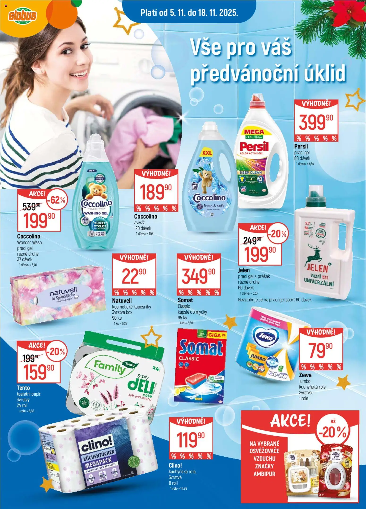 Globus leták od 05.11.2025 | Strana: 13 | Produkty: Prací gel, Globus, Box, Zewa