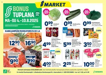 Katso S-market Kankaanpää voimassa alkaen 04.08.2025