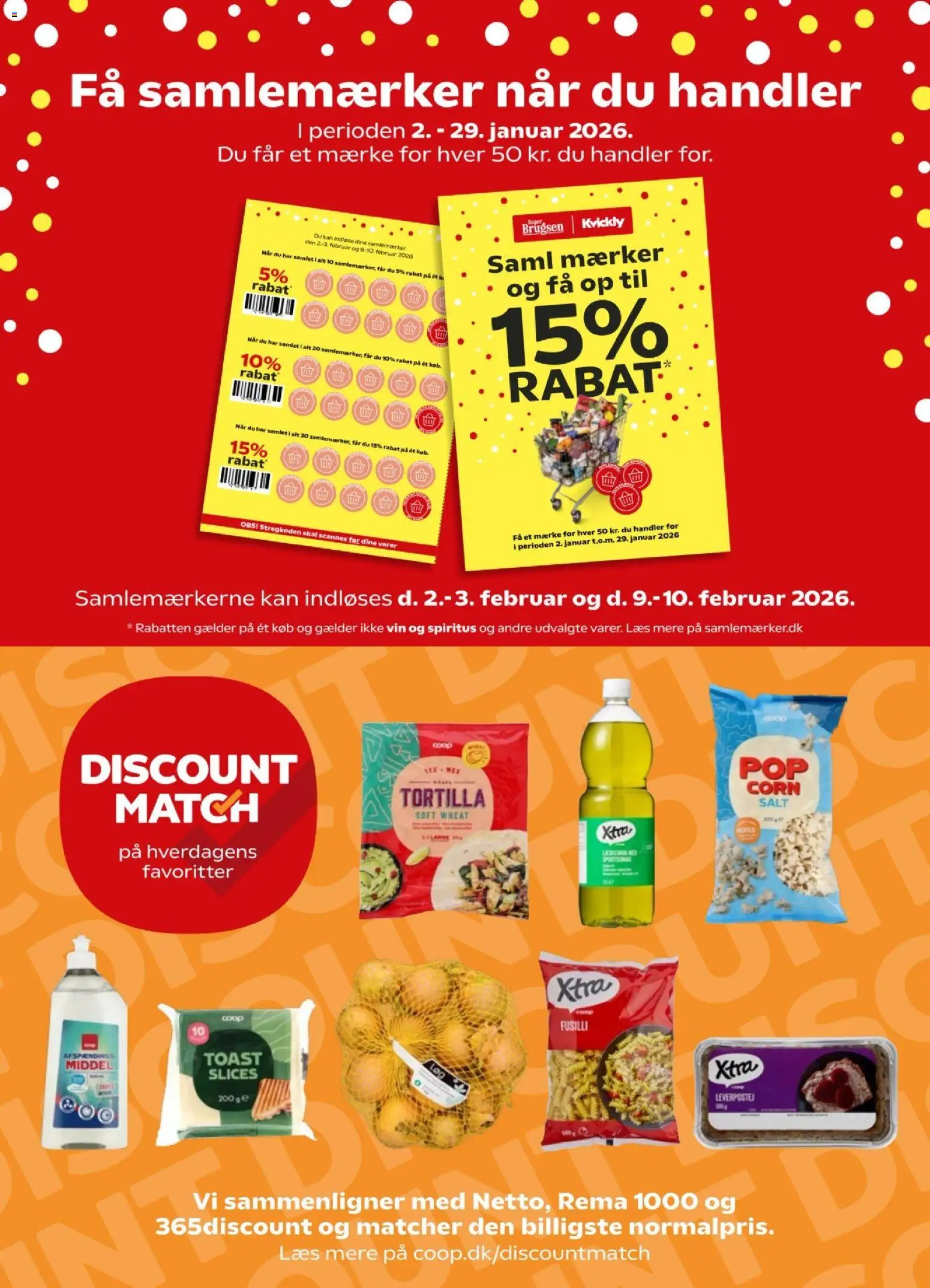 Super Brugsen tilbudsavis – gyldig fra 22.01.2026 | Side: 6 | Produkter: Vin, Salt, Leverpostej