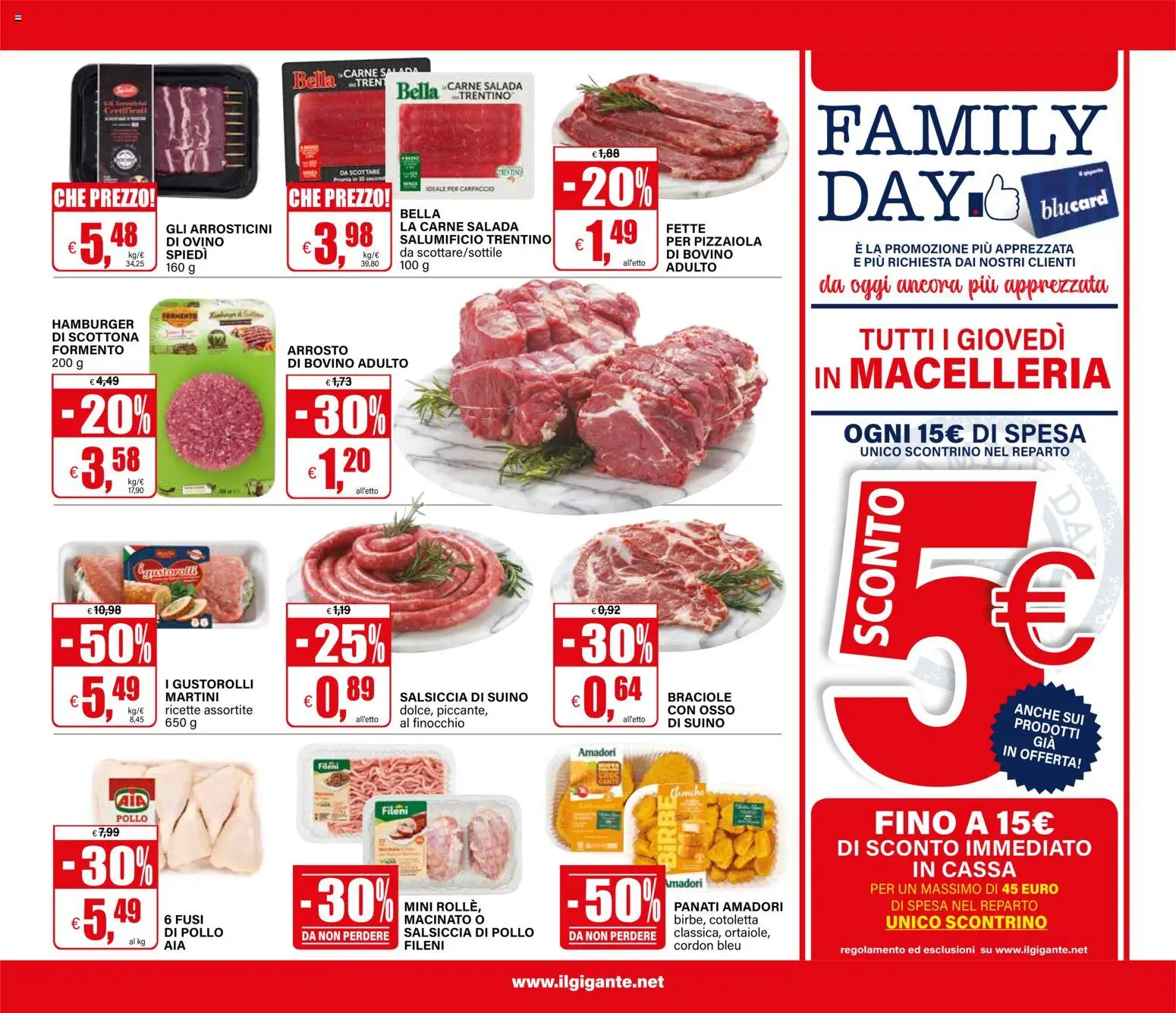 Volantino Il Gigante del 24.11.2025 | Pagina: 33 | Prodotti: Arrosto, Pollo, Salsiccia, Macinato