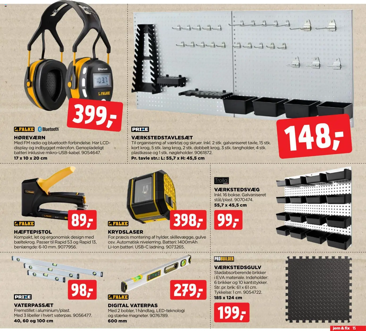 Jem & fix tilbudsavis – gyldig fra 08.11.2025 | Side: 15 | Produkter: Radio, Batteri