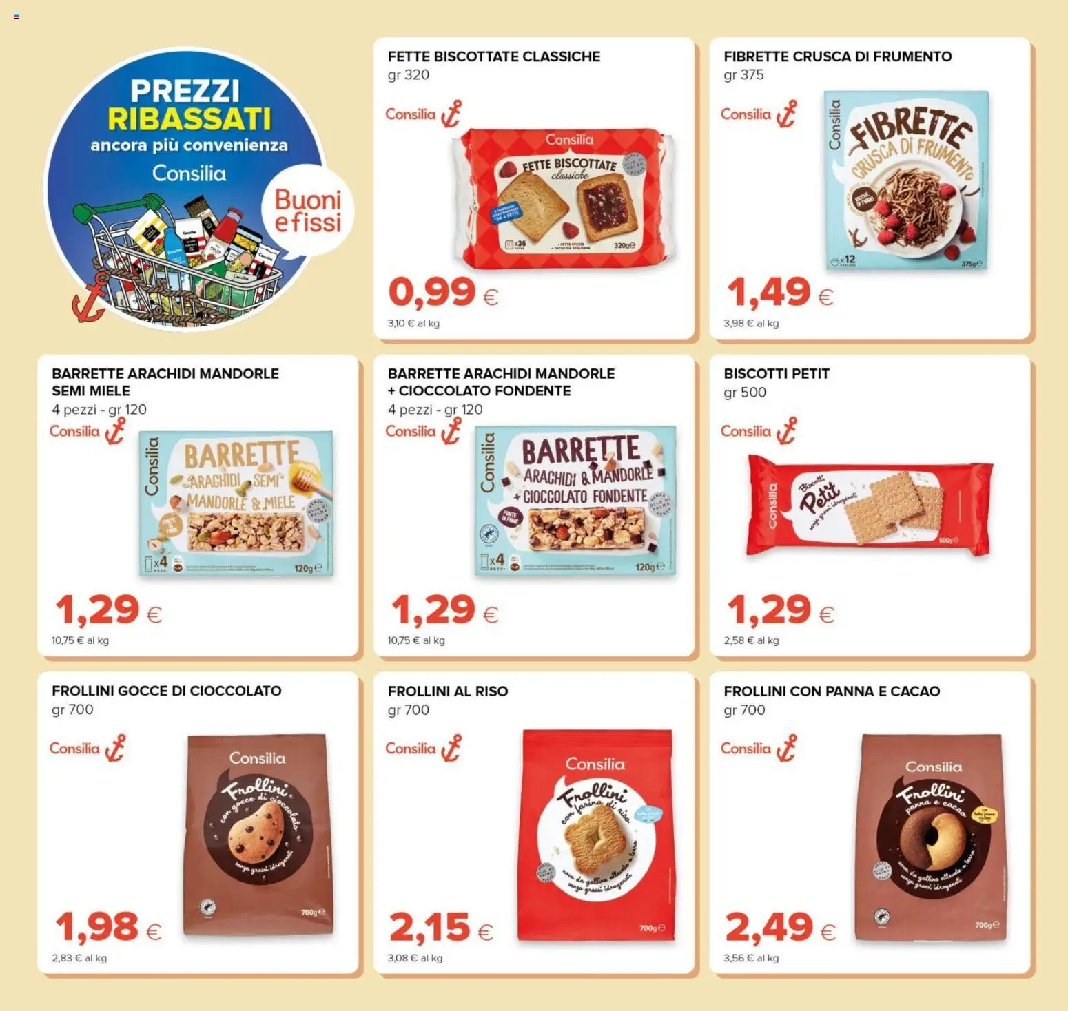 Volantino Oasi del 23.04.2026 | Pagina: 20 | Prodotti: Riso, Biscotti, Farina, Miele