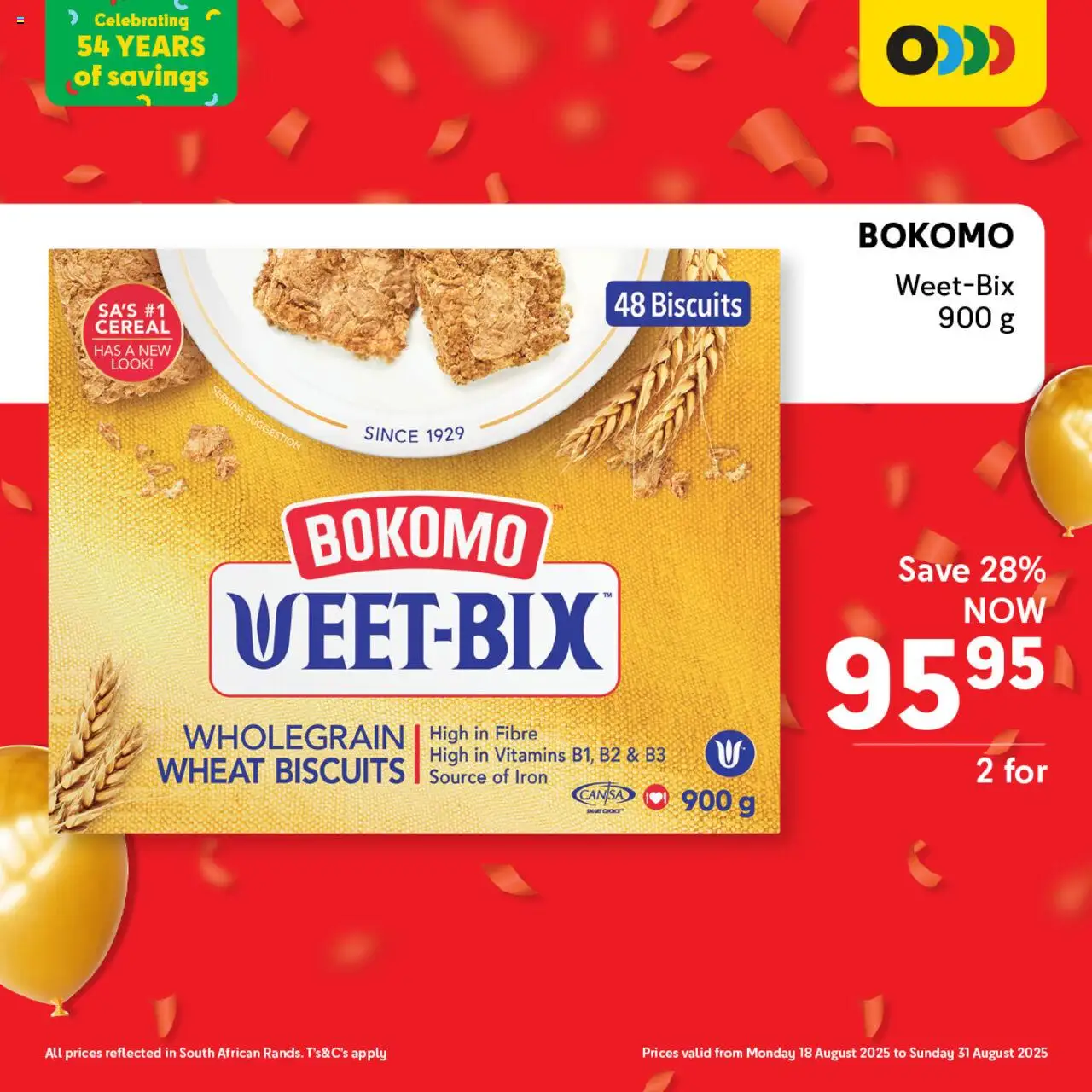 Makro After Party Breakfast  │ valid from 18.08.2025 | Page: 8 | Products: Iron, Vitamins, Biscuits