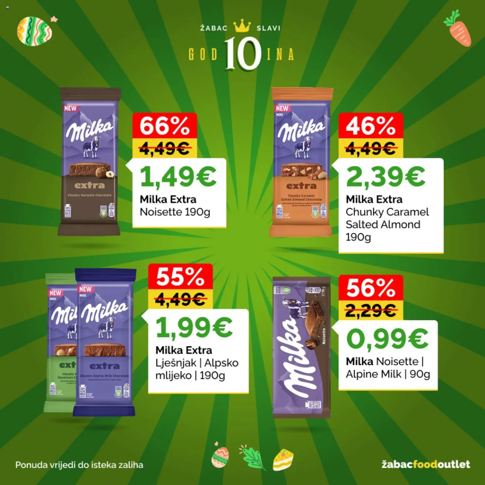 Žabac katalog | vrijedi od 30.03.2026 | Stranica: 18 | Proizvodi: Mlijeko, Lješnjak, Milka