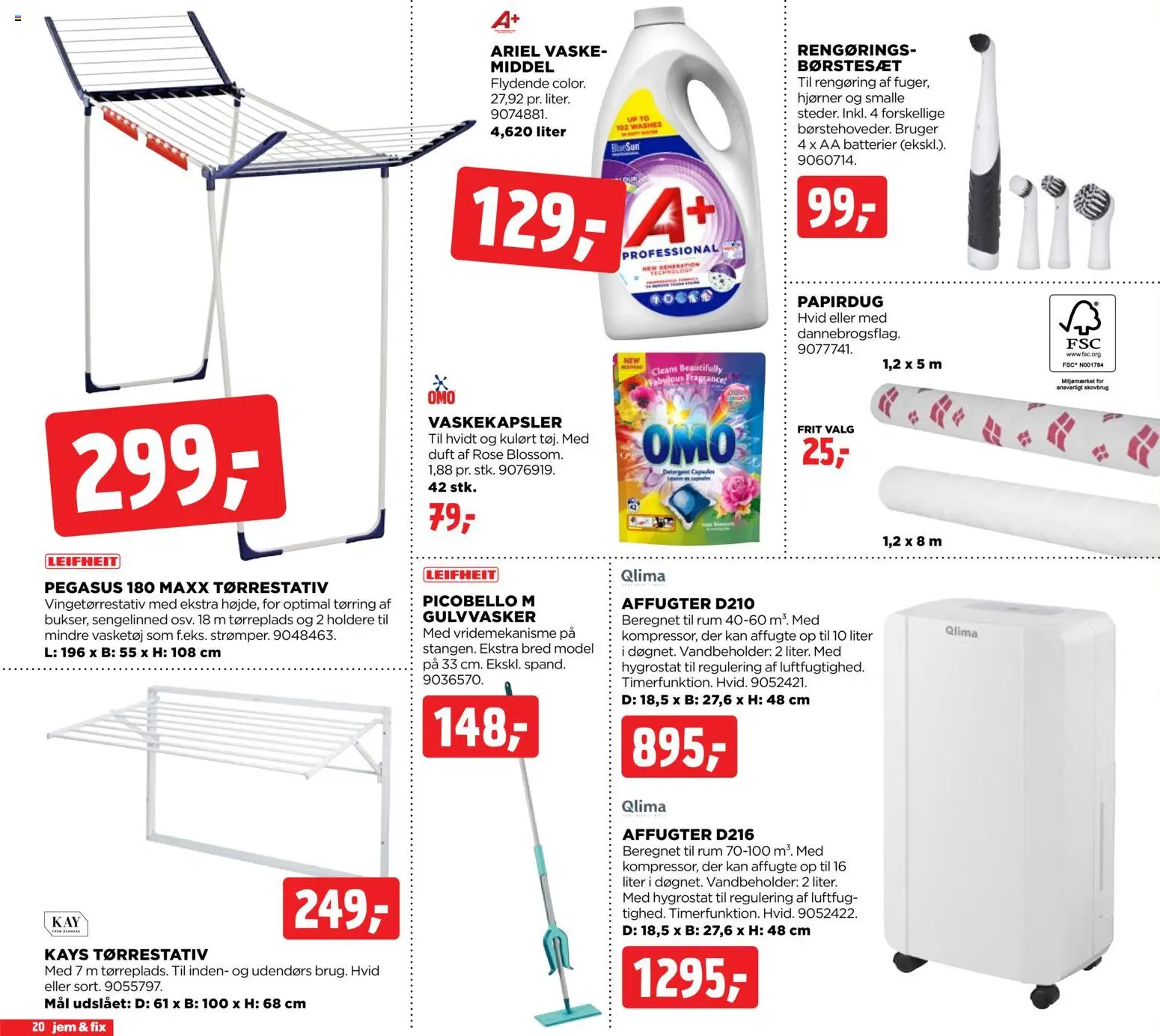 Jem & fix tilbudsavis – gyldig fra 08.11.2025 | Side: 20 | Produkter: Duft, Batterier, Søm