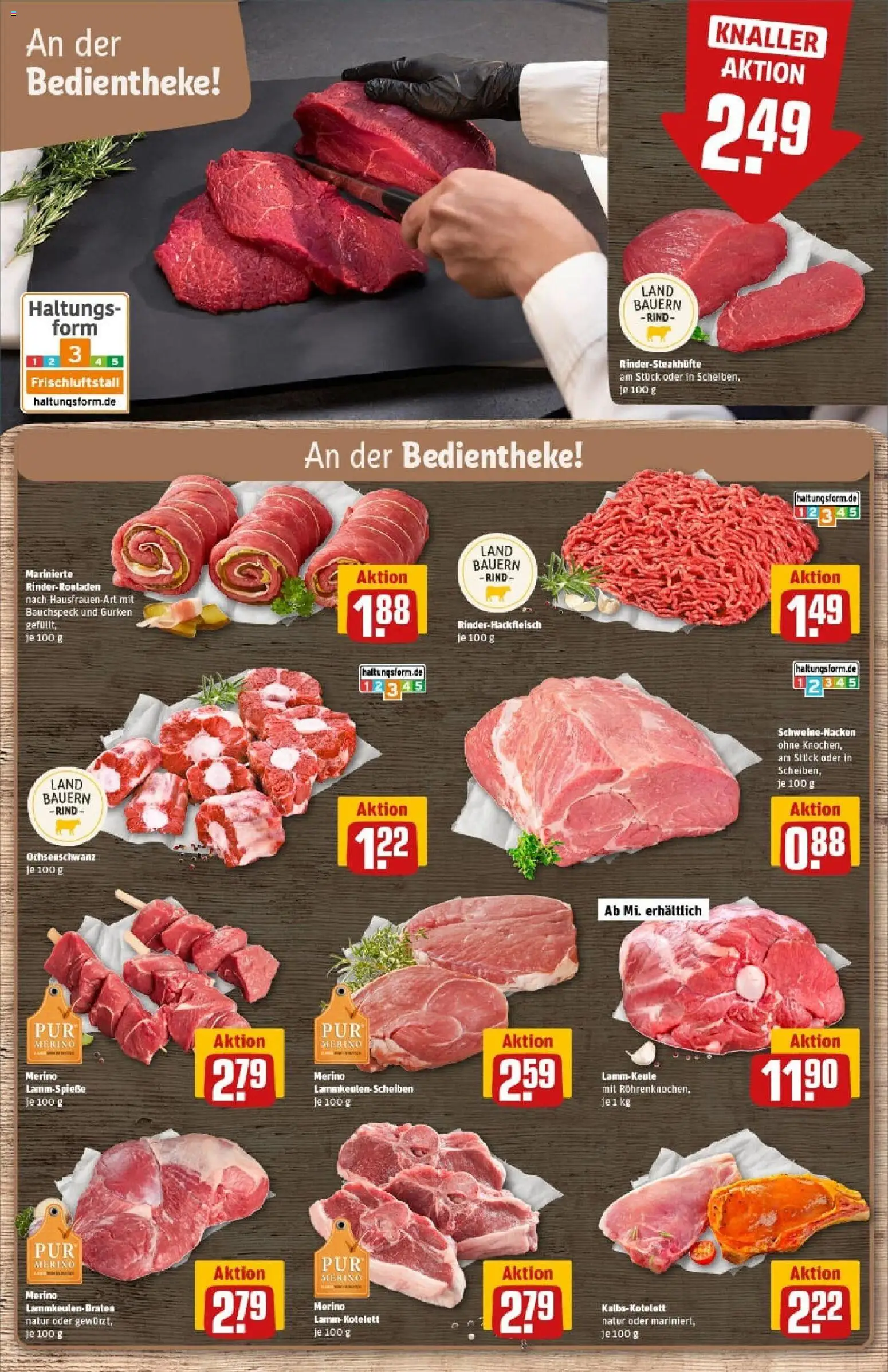 Rewe prospekt Weinheim	 – gültig ab 26.10.2025 | Seite: 11 | Produkte: Rinderrouladen, Schweinenacken, Gurken