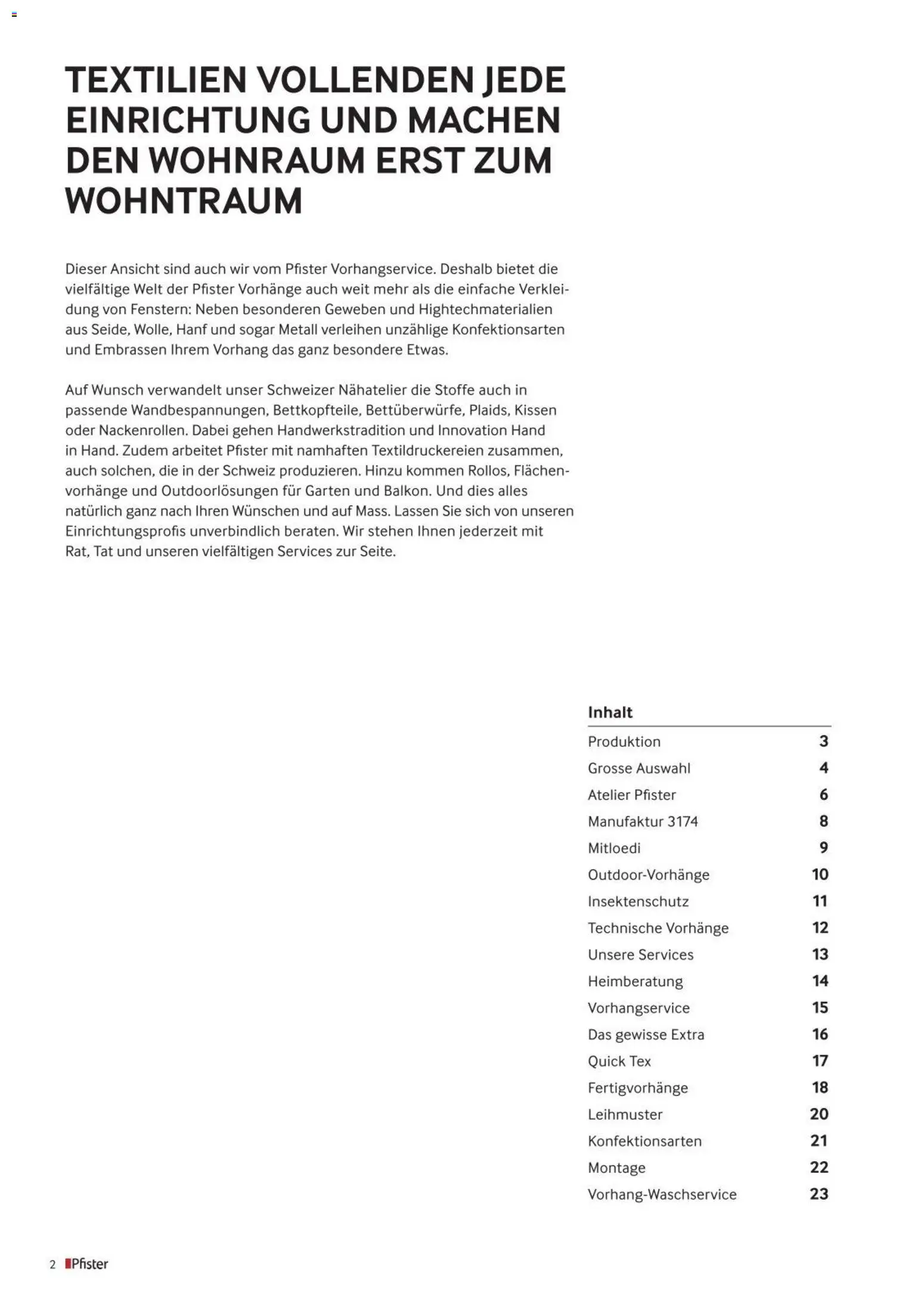 Pfister Aktionen Vose 2018 – gültig ab 12.12.2025 | Seite: 2