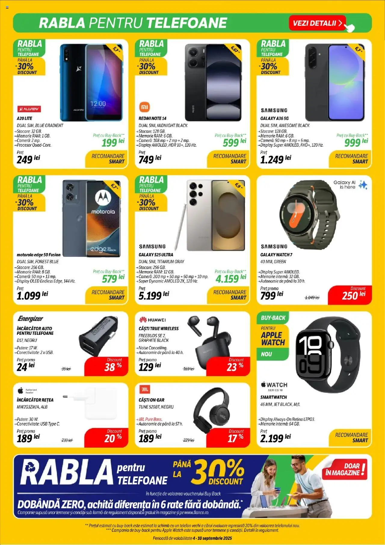 Noul catalog Flanco – valabil de la 04.09.2025 | Pagină: 11 | Produse: Memorie, Căști, Usb, Smartwatch