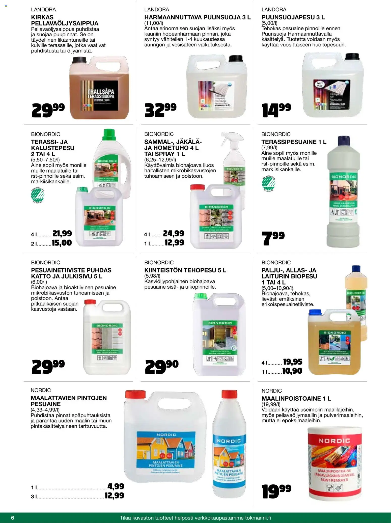 Tokmanni - 2025 Työkalukuvasto – voimassa 01.11.2025 alkaen | Sivu: 6 | Tuotteet: Pesuaine