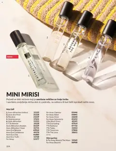 Katalog Avon - Pregled kataloga iz trgovine Avon, vrijedi od 30.09.2025 | Stranica: 104 | Proizvodi: Parfem