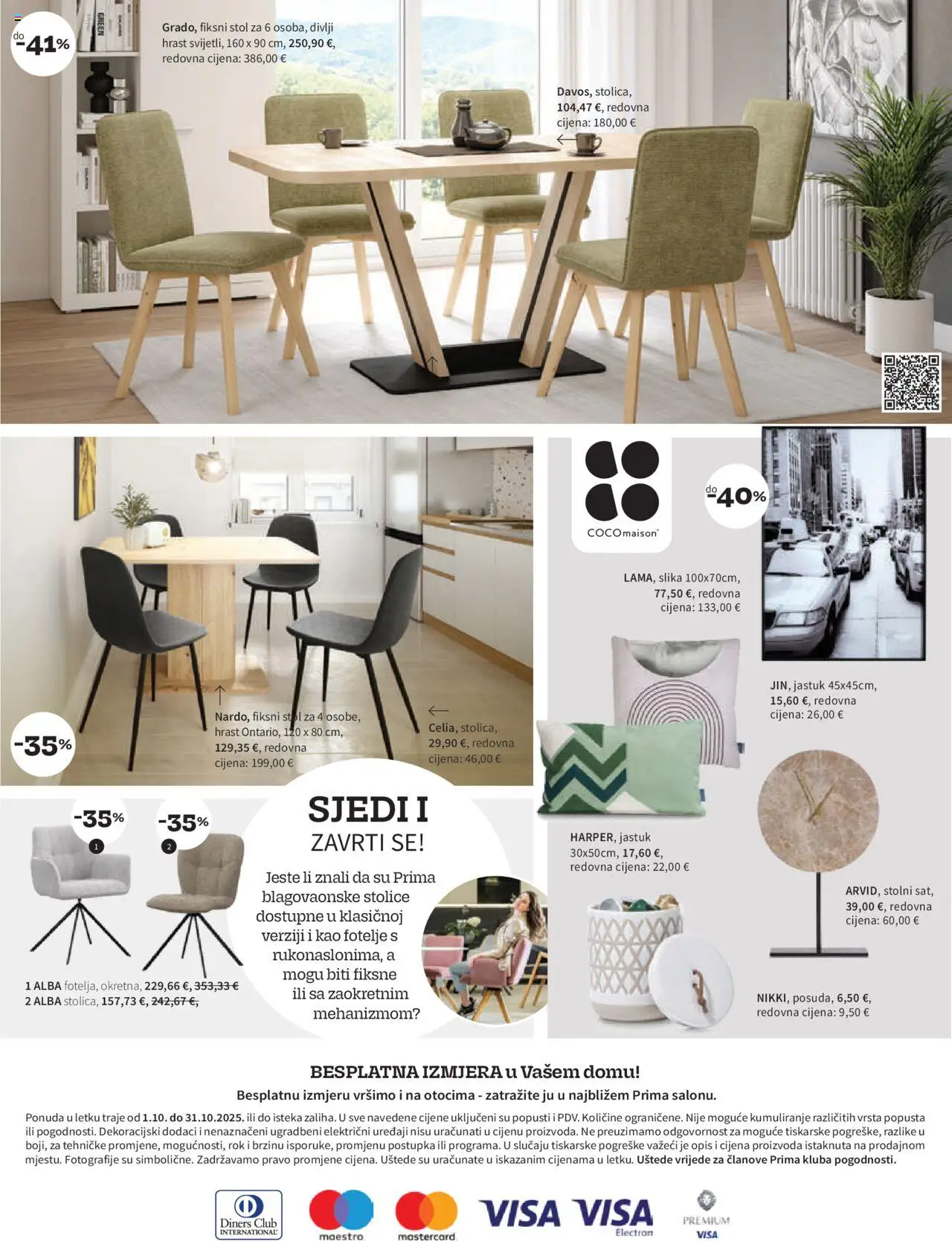 Prima katalog | vrijedi od 01.10.2025 | Stranica: 26 | Proizvodi: Jastuk, Stol