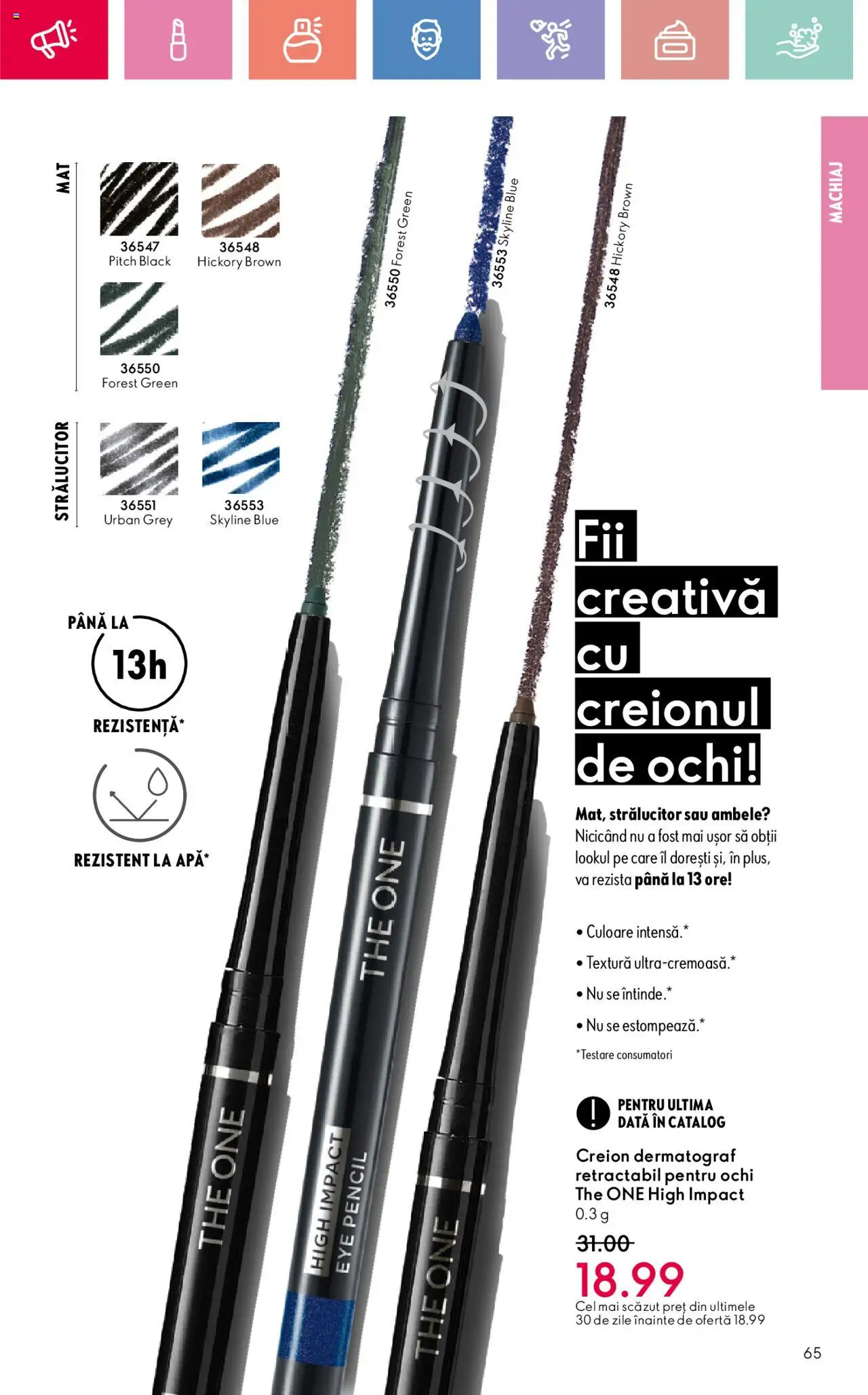 Oriflame catalog 11 2025 – valabil de la 27.07.2025 | Pagină: 65 | Produse: Machiaj, Peluş Köpek Yatağı