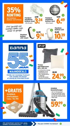 GAMMA - Folder - Voorbeeld van een folder van GAMMA, geldig van 05.01.2026 | Pagina: 35