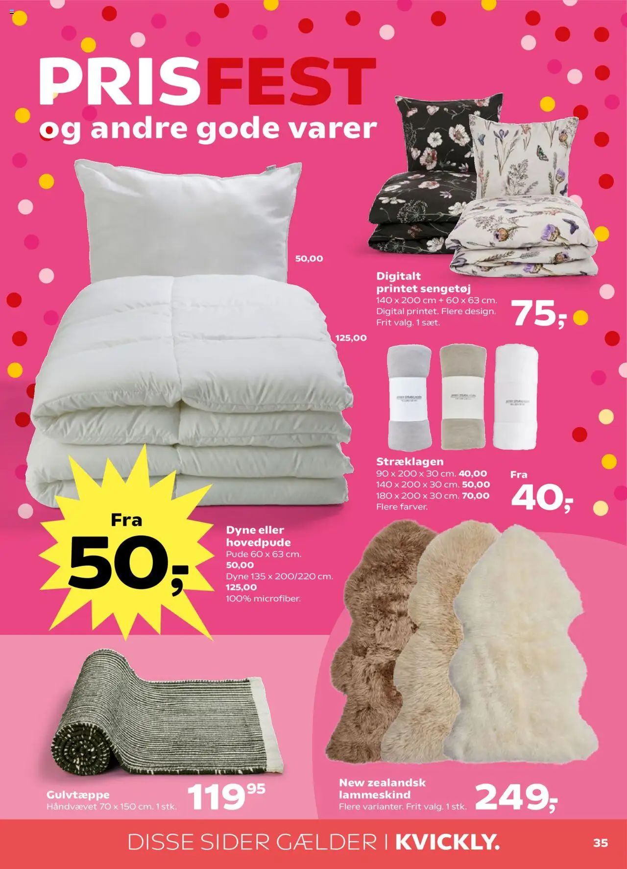 Kvickly Tilbudsavis gyldig fra 22.08.2025 | Side: 35 | Produkter: Pude