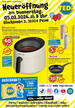 TEDi - TEDi Neueröffnung Peine ab 05.02.2026 gültig