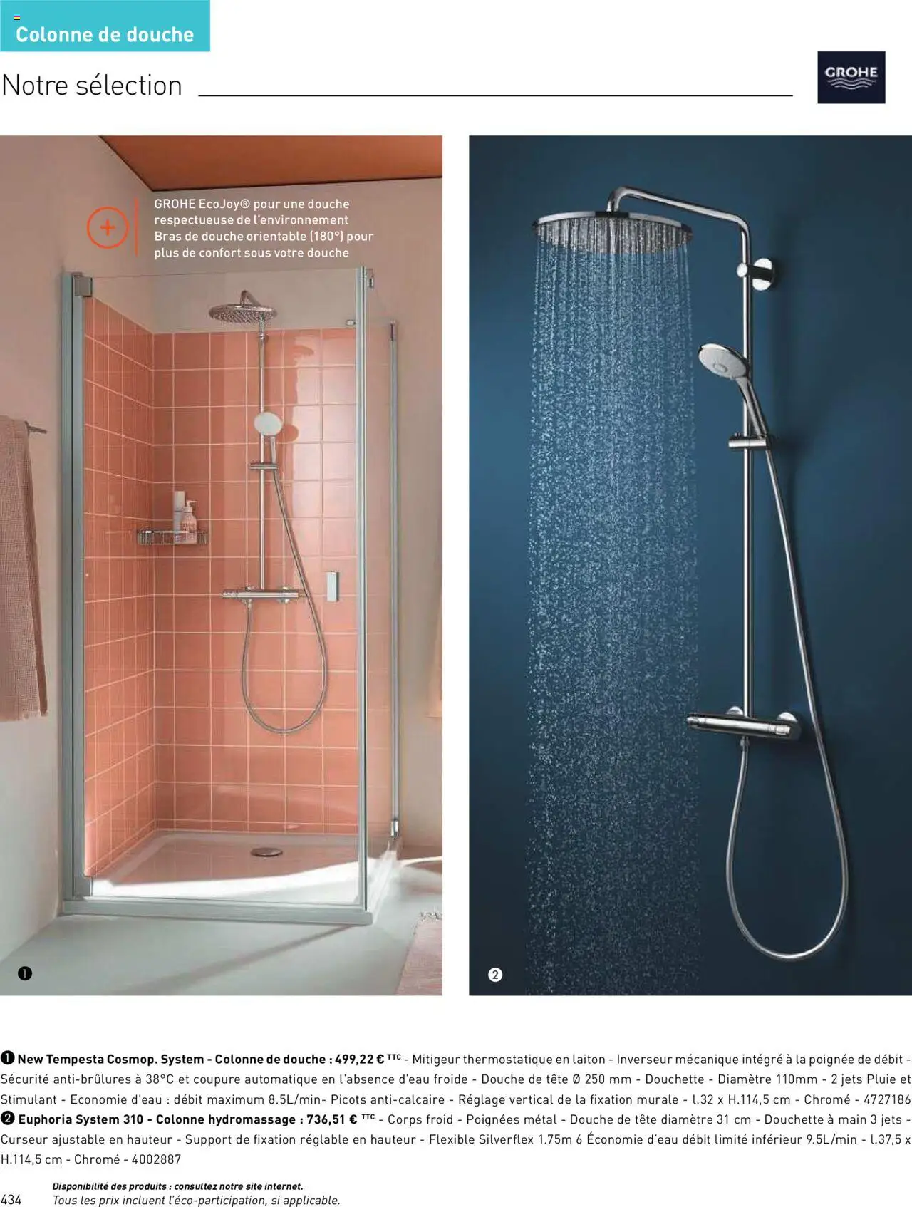  | Page: 434 | Produits: Poignées, Douche