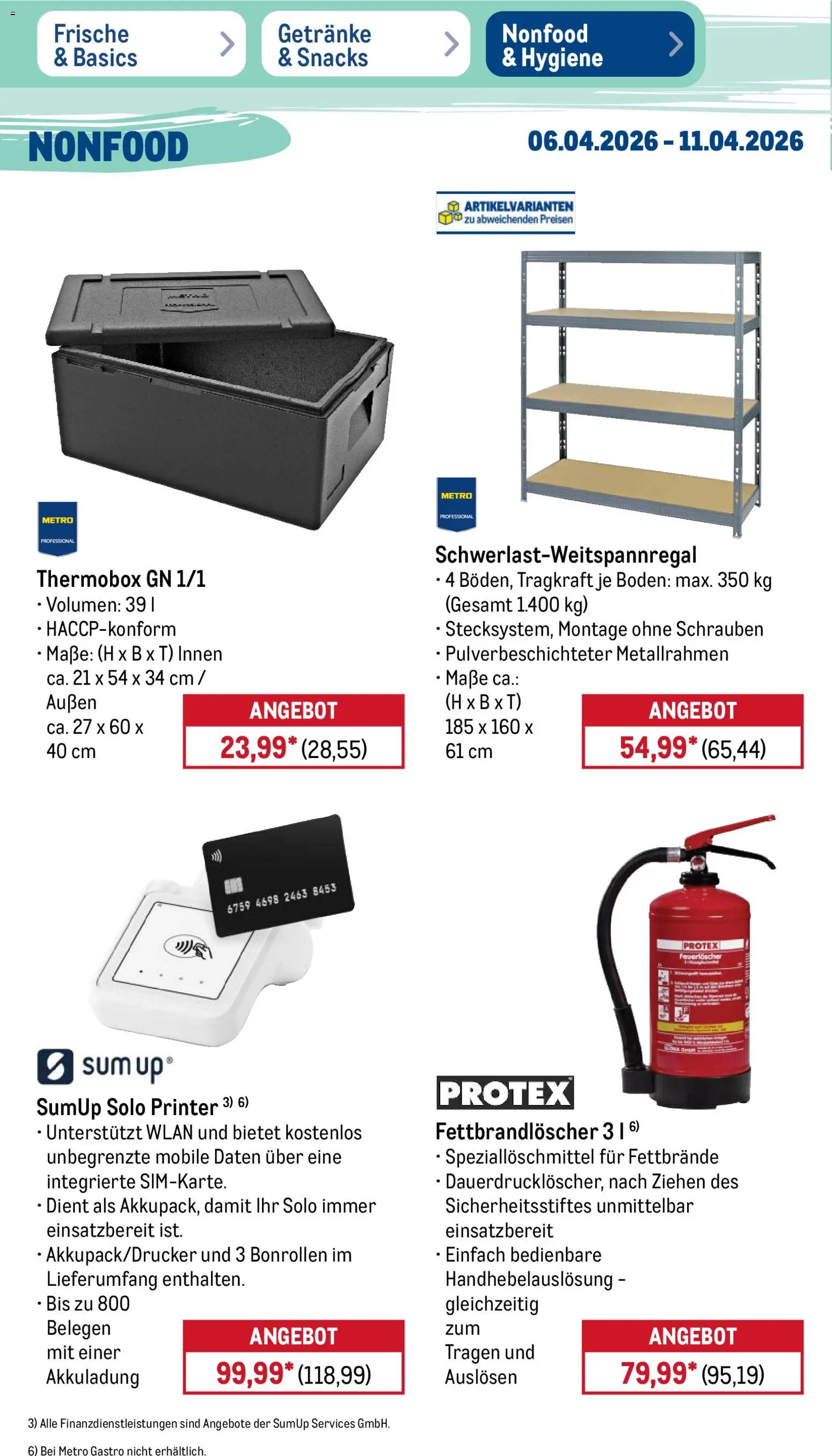 Metro Prospekt 	 | 06.04.2026 | Wie erhält man einen begrenzten Rabatt? | Deutschland