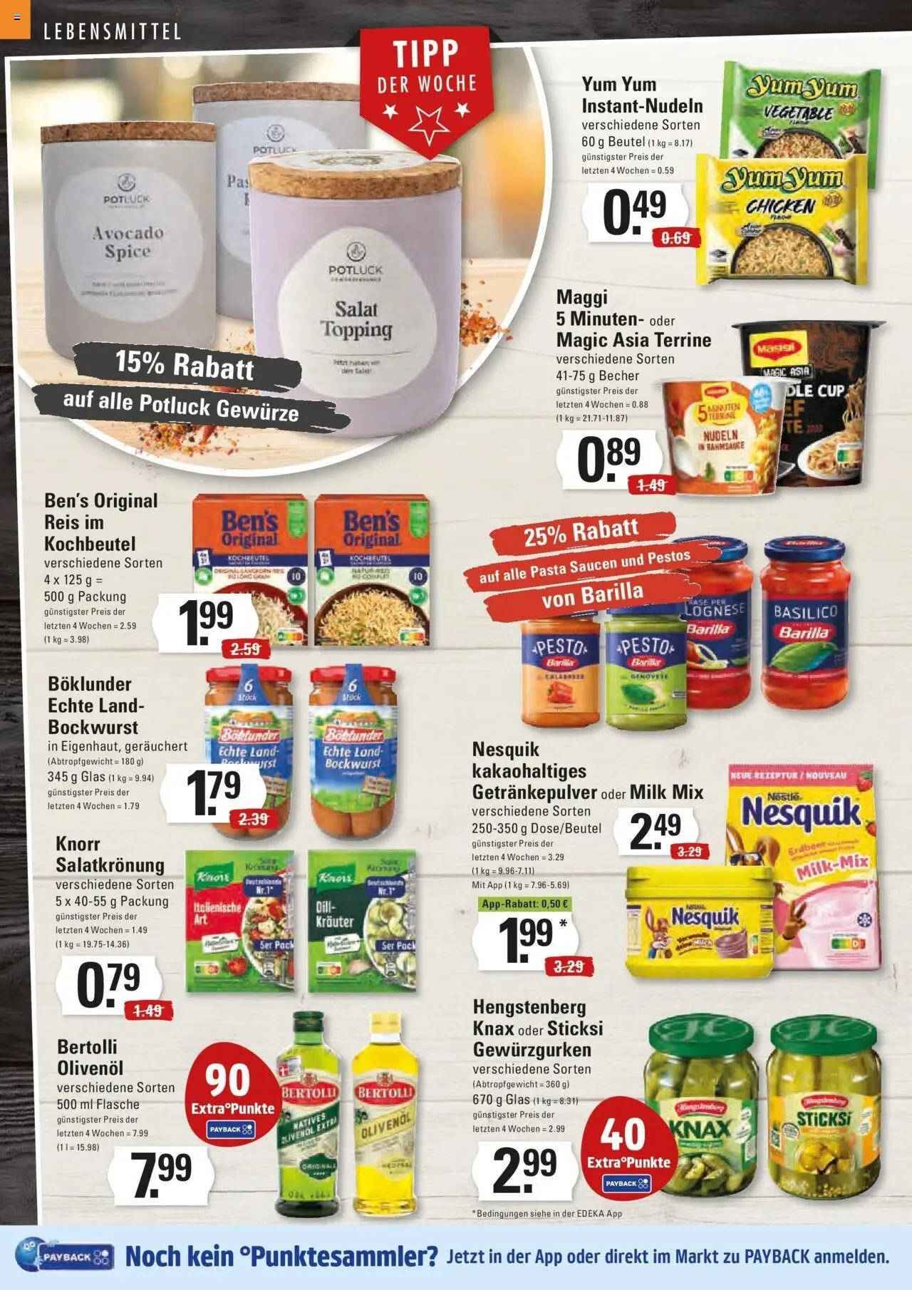 Edeka prospekt Hamburg	 - gültig ab dem 27.07.2025 | Seite: 14 | Produkte: Bockwurst, Maggi, Gewürze, Dill