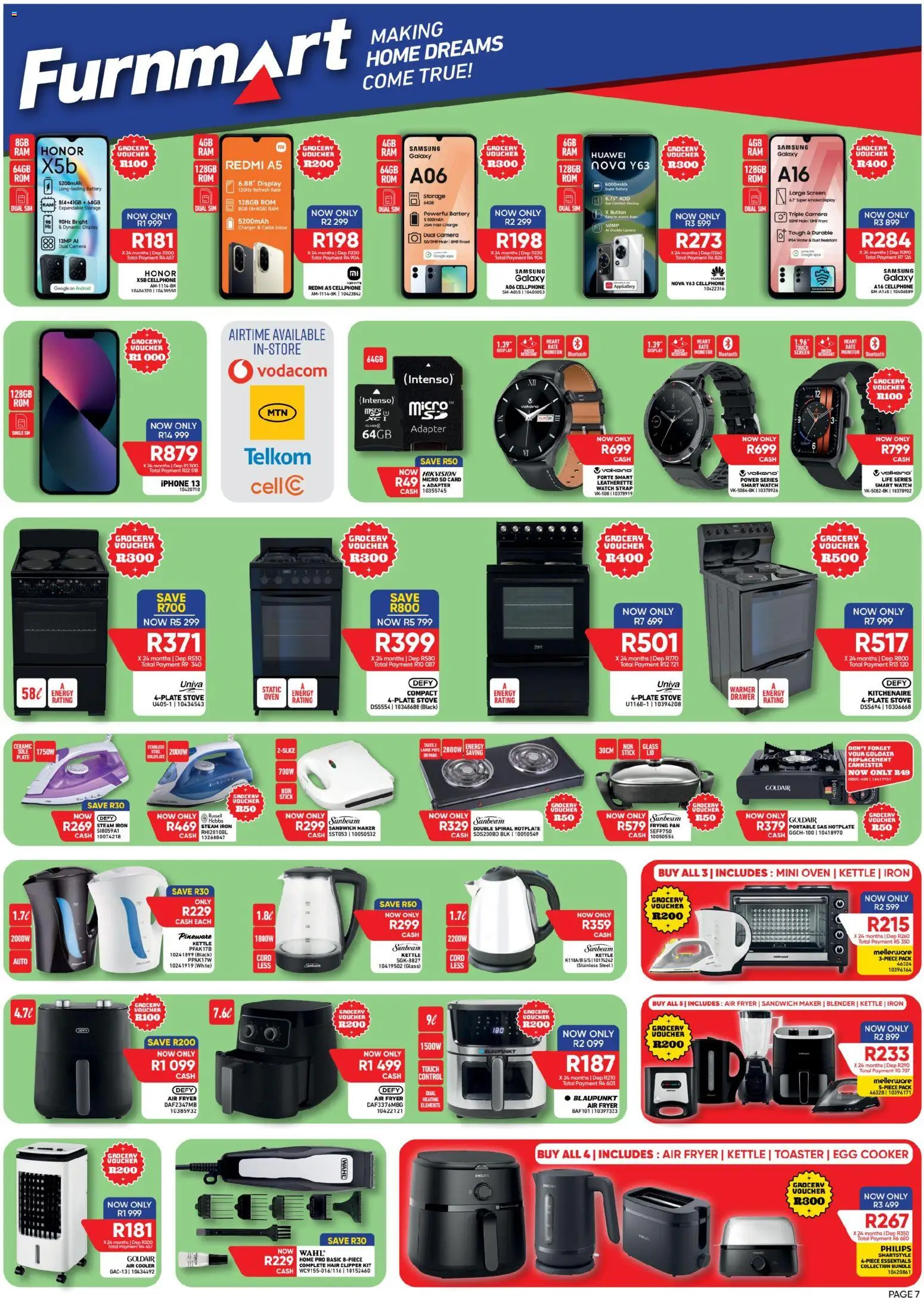 New Furnmart catalogue – valid from 10.11.2025 | Page: 7 | Products: Watch, Adapter, Oven, Charger