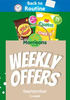 Preview of Morrisons - Weekly offers valid from 08.09.2025