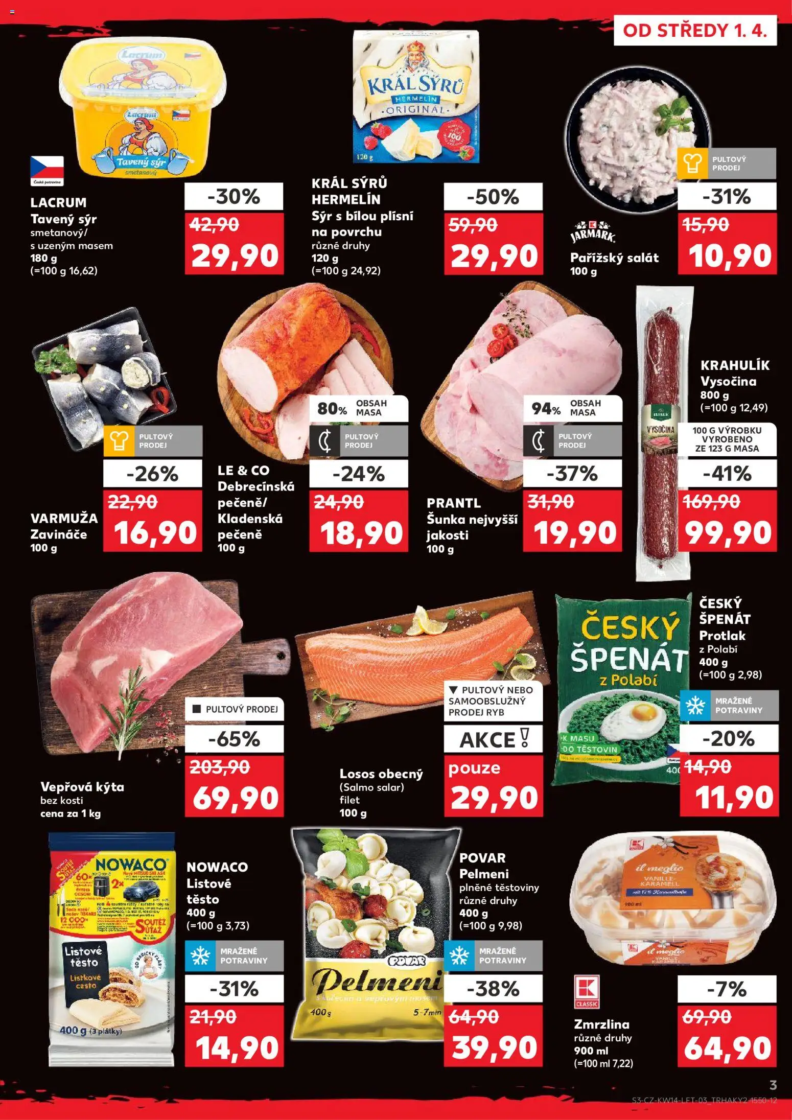 Kaufland leták - Praha 4 od 01.04.2026 | Strana: 3