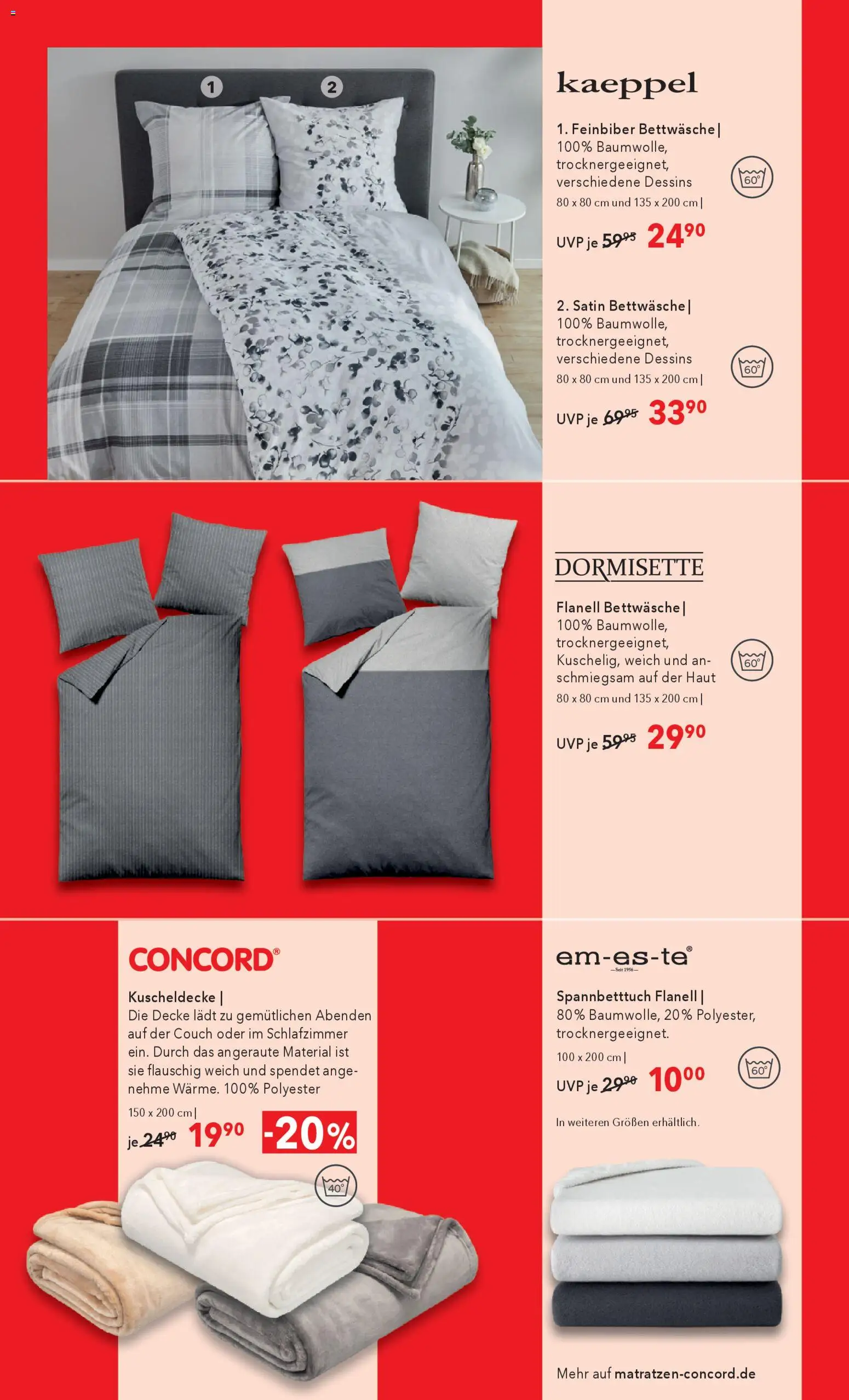 Matratzen Concord Prospekt 	 – gültig ab 27.12.2025 | Seite: 3 | Produkte: Decke, Couch, Bettwäsche