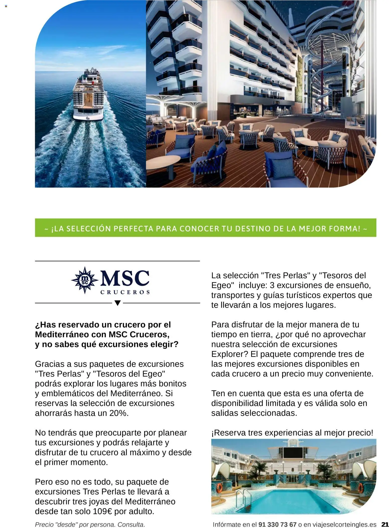 Viajes El Corte Inglés Excursiones Cruceros │ válido desde el 18.03.2026 | Página: 21 | Productos: Té