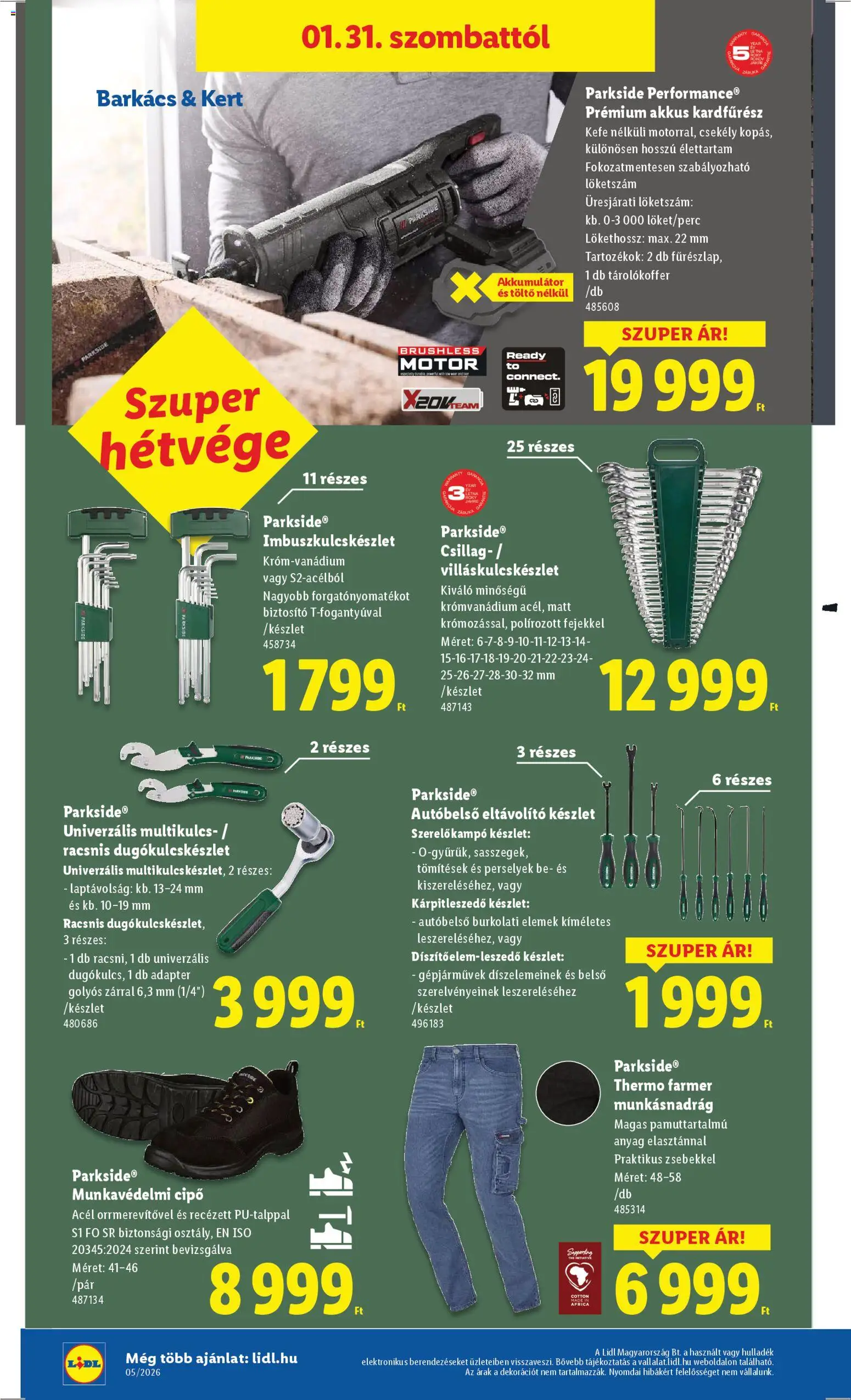 Lidl akciós ujság - amely érvényes a következő dátumtól: 29.01.2026 | Oldal: 10 | Termékek: Farmer, Adapter, Akkumulátor, Kefe