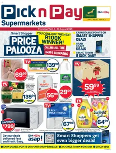 Preview of Pick n Pay specials valid from 04.08.2025