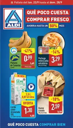 Vista previa Aldi folleto Canarias válido desde el 22.09.2025