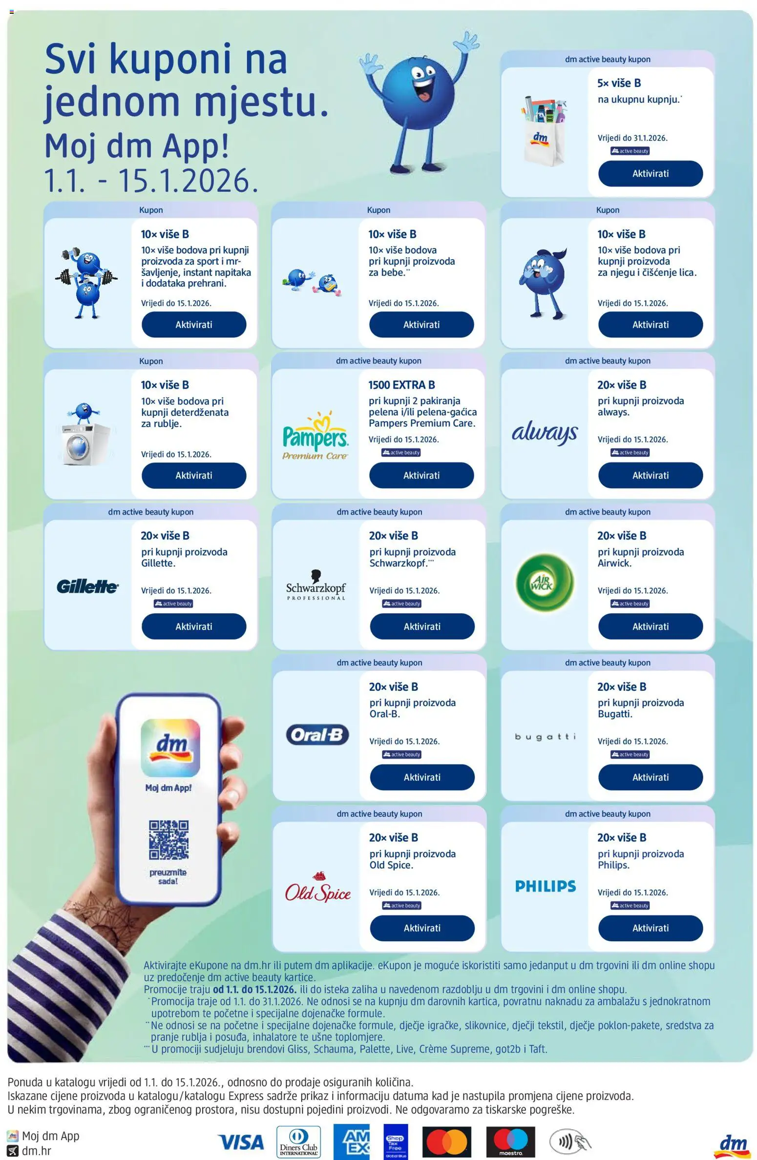 DM katalog | vrijedi od 01.01.2026 | Stranica: 40 | Proizvodi: Pampers, Old Spice