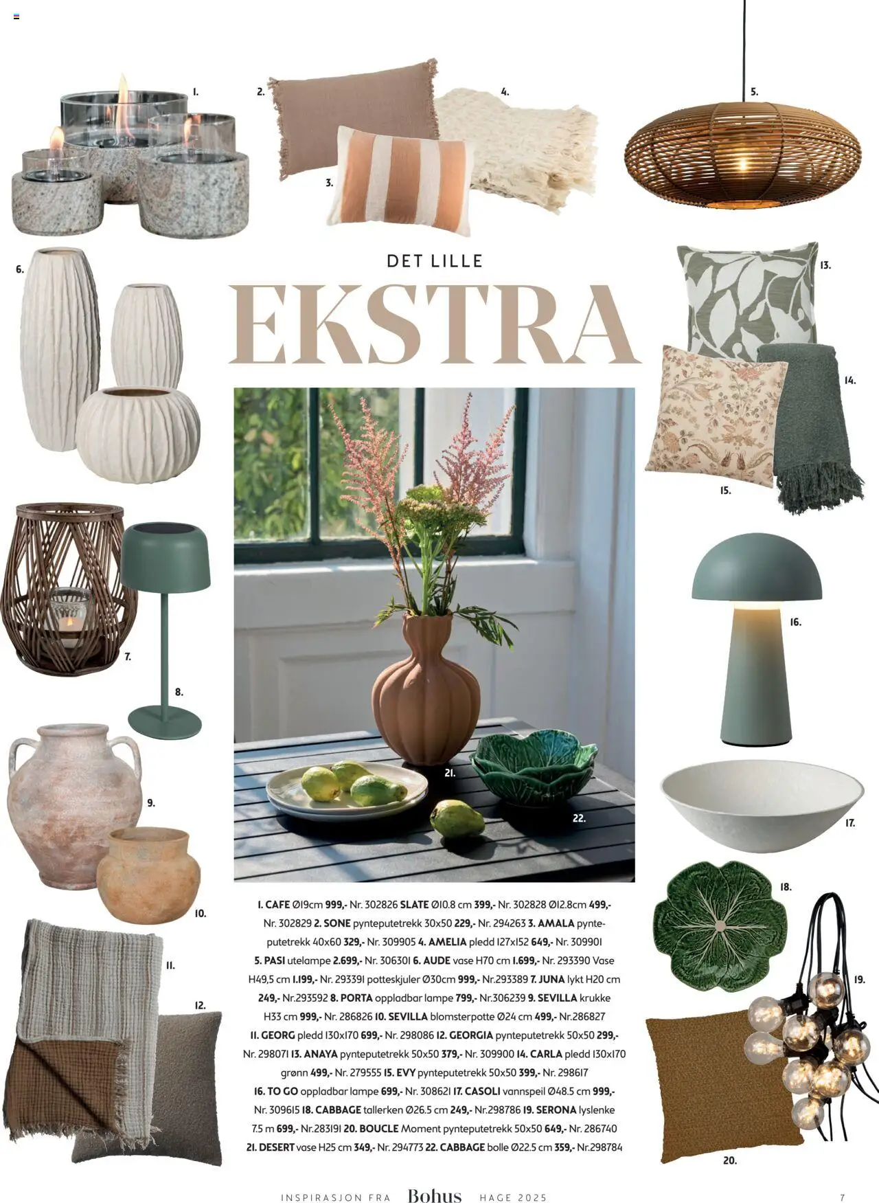  | Side: 7 | Produkter: Pledd, Blomsterpotte, Vase, Lampe