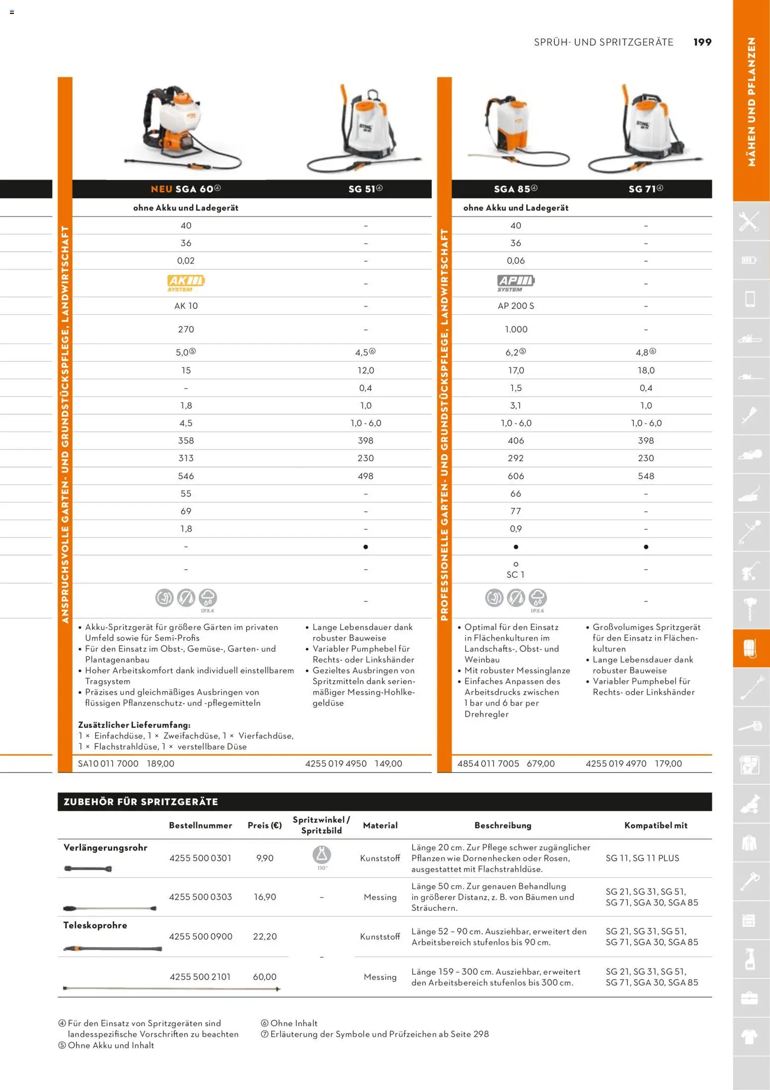 STIHL Katalog – gültig ab 01.01.2026 | Seite: 199 | Produkte: Obst, Ladegerät