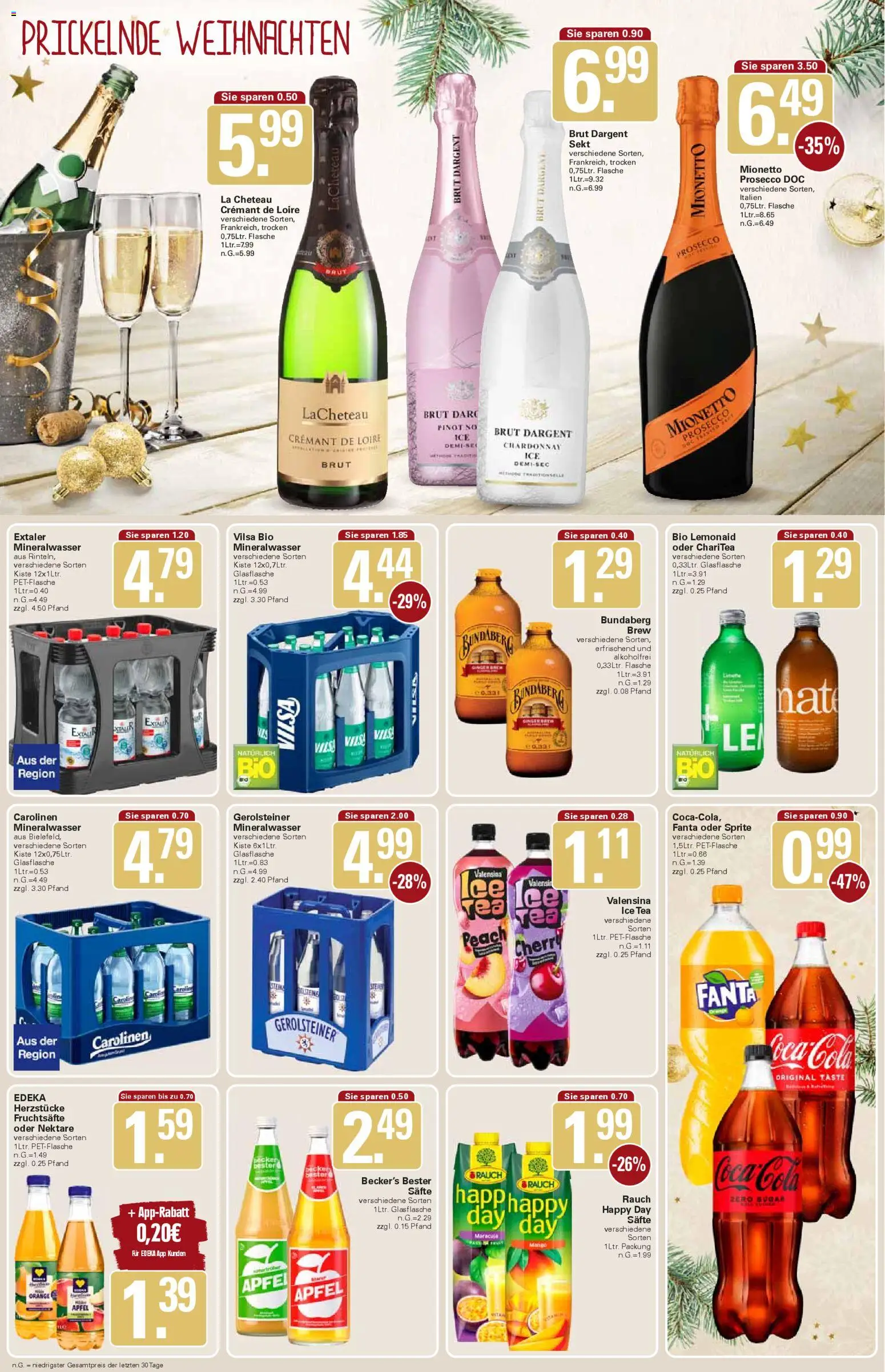 WEZ Prospekt – gültig ab 22.12.2025 | Seite: 12 | Produkte: Fanta, Cola, Mango, Gerolsteiner